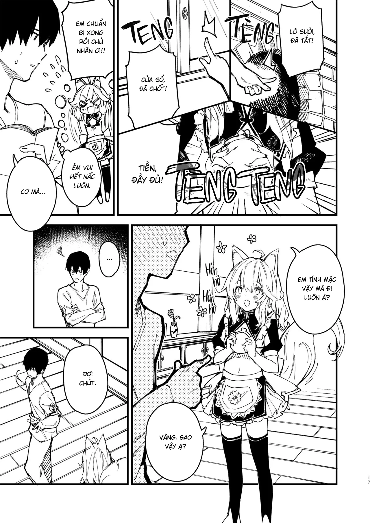 HentaiVN.net - Ảnh 15 - Sống Cùng Nàng Tai Thú [Kemomimi Maid to Ichaicha suru Hon, けもみみメイドといちゃいちゃする本] - Chương 2