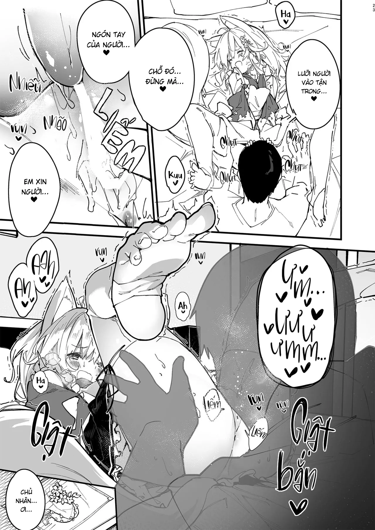 HentaiVN.net - Ảnh 21 - Sống Cùng Nàng Tai Thú [Kemomimi Maid to Ichaicha suru Hon, けもみみメイドといちゃいちゃする本] - Chương 2