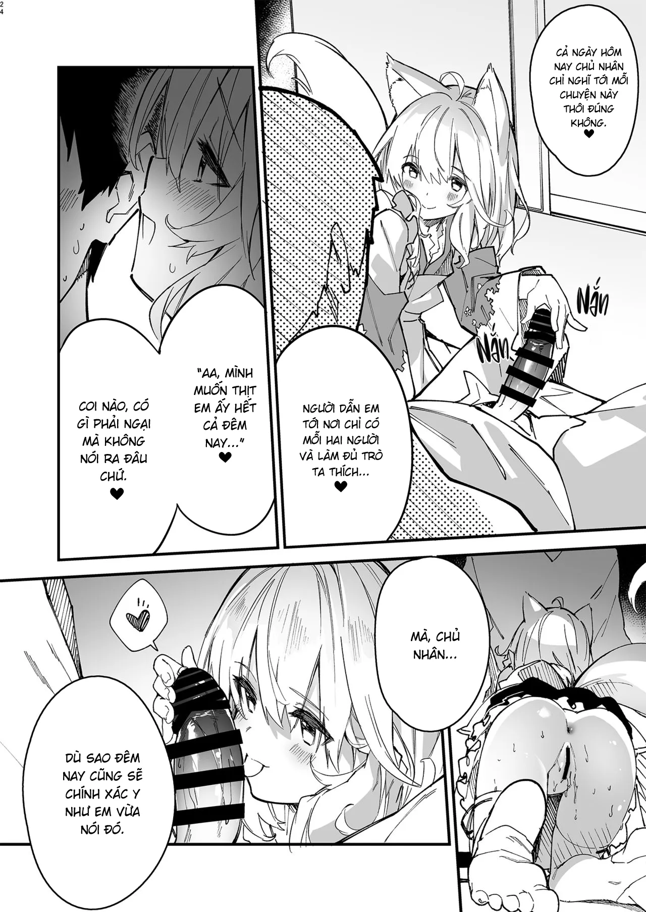 HentaiVN.net - Ảnh 22 - Sống Cùng Nàng Tai Thú [Kemomimi Maid to Ichaicha suru Hon, けもみみメイドといちゃいちゃする本] - Chương 2