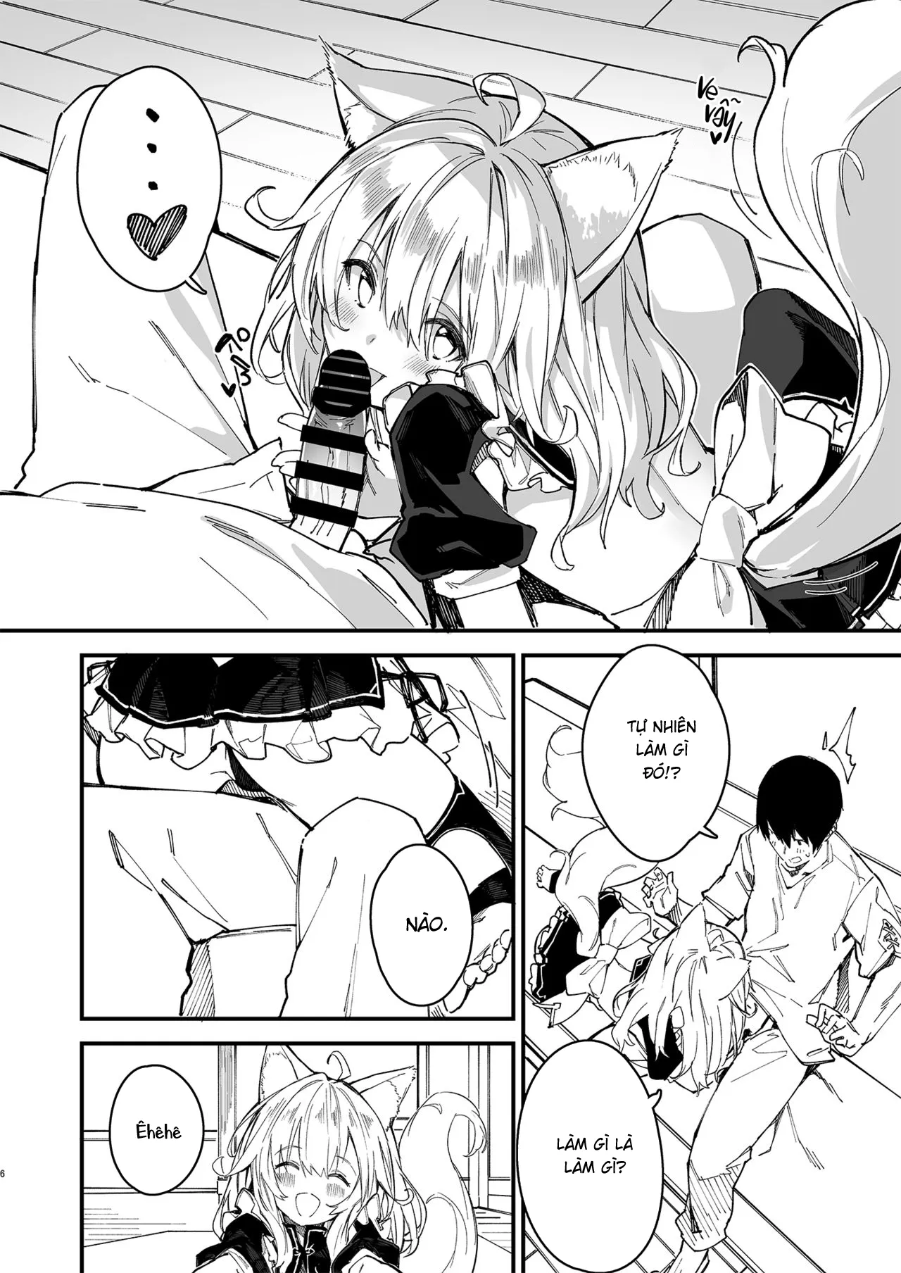 HentaiVN.net - Ảnh 4 - Sống Cùng Nàng Tai Thú [Kemomimi Maid to Ichaicha suru Hon, けもみみメイドといちゃいちゃする本] - Chương 2