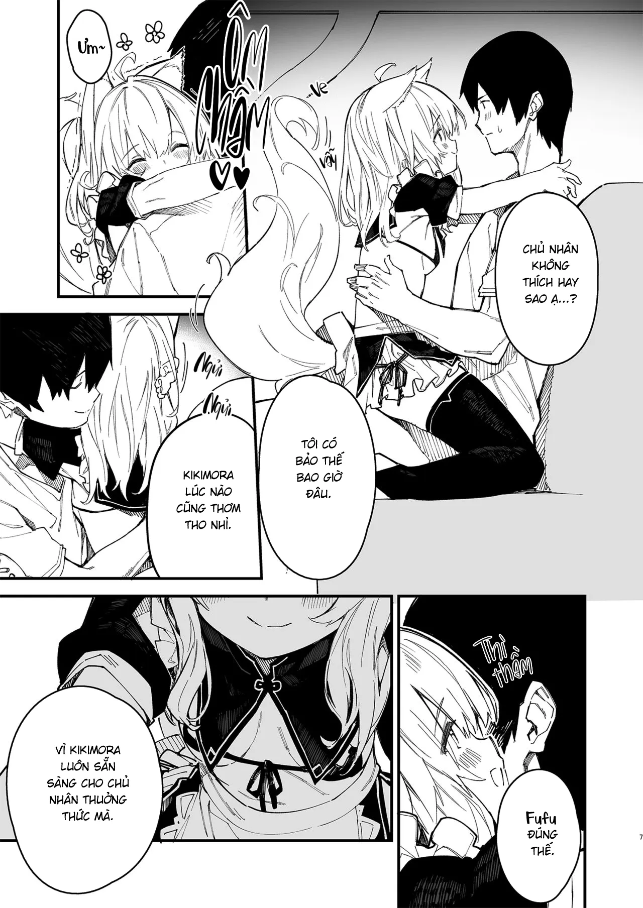 HentaiVN.net - Ảnh 5 - Sống Cùng Nàng Tai Thú [Kemomimi Maid to Ichaicha suru Hon, けもみみメイドといちゃいちゃする本] - Chương 2