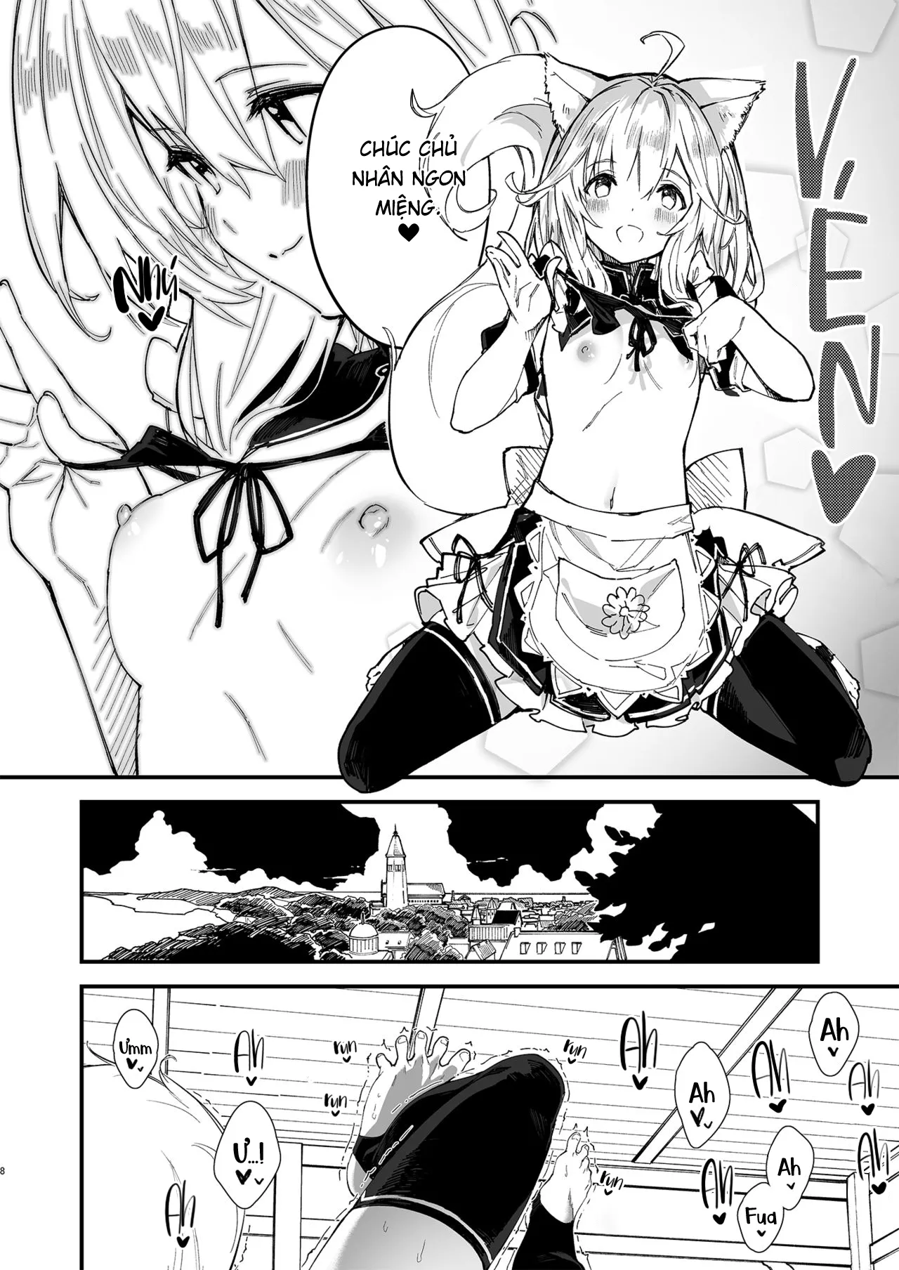 HentaiVN.net - Ảnh 6 - Sống Cùng Nàng Tai Thú [Kemomimi Maid to Ichaicha suru Hon, けもみみメイドといちゃいちゃする本] - Chương 2