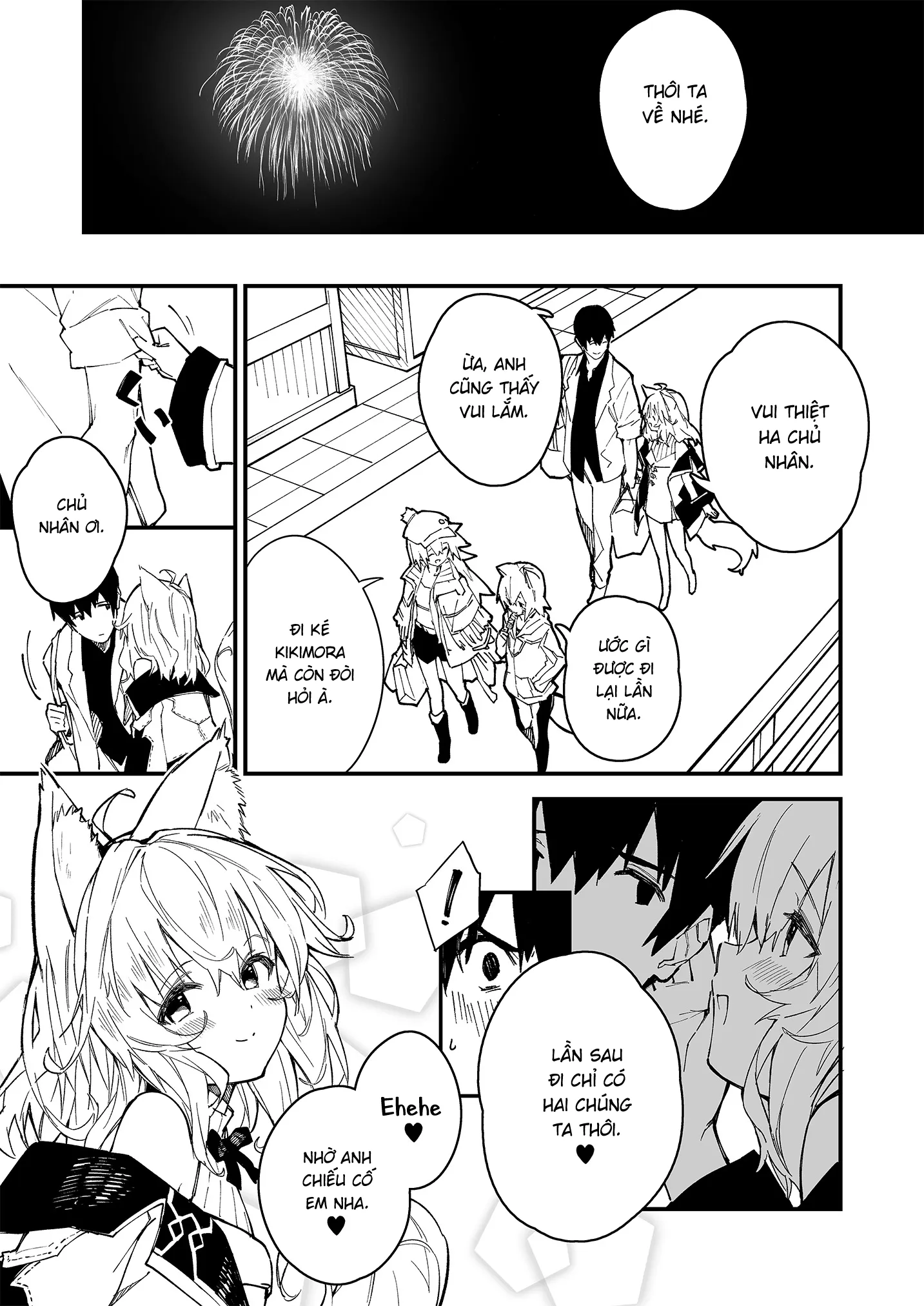 HentaiVN.net - Ảnh 9 - Sống Cùng Nàng Tai Thú [Kemomimi Maid to Ichaicha suru Hon, けもみみメイドといちゃいちゃする本] - Ngoại truyện 1