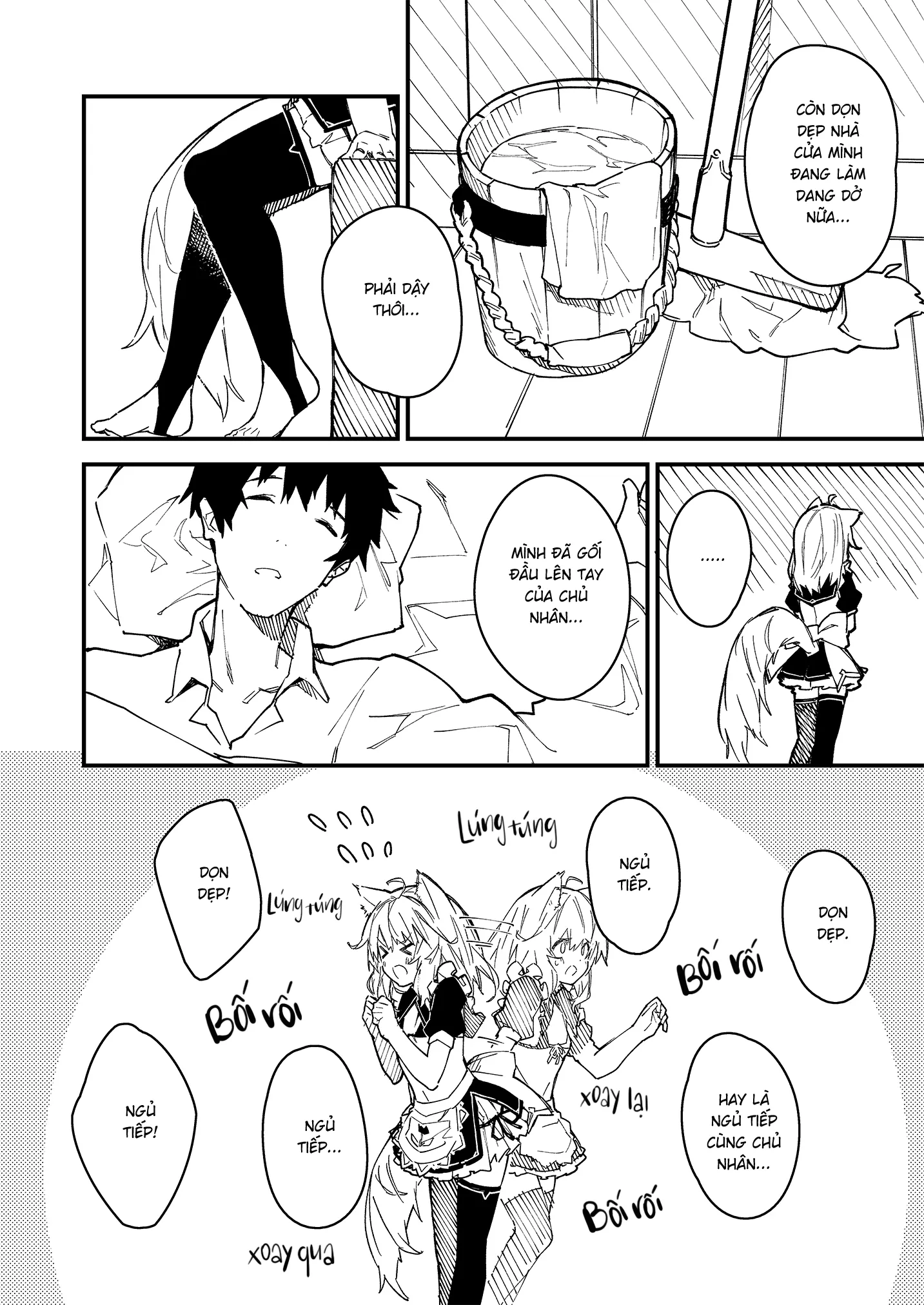 HentaiVN.net - Ảnh 6 - Sống Cùng Nàng Tai Thú [Kemomimi Maid to Ichaicha suru Hon, けもみみメイドといちゃいちゃする本] - Ngoại truyện 2