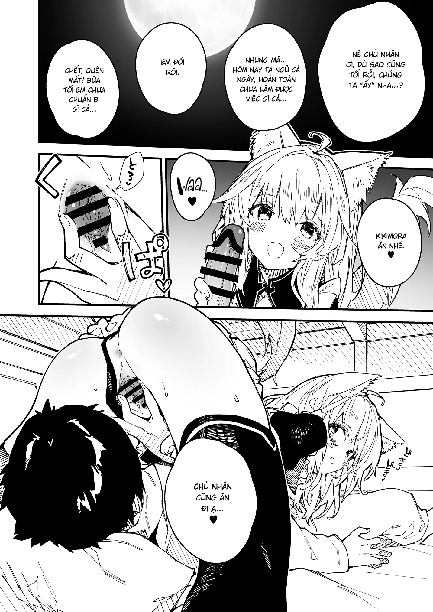 HentaiVN.net - Ảnh 8 - Sống Cùng Nàng Tai Thú [Kemomimi Maid to Ichaicha suru Hon, けもみみメイドといちゃいちゃする本] - Ngoại truyện 2