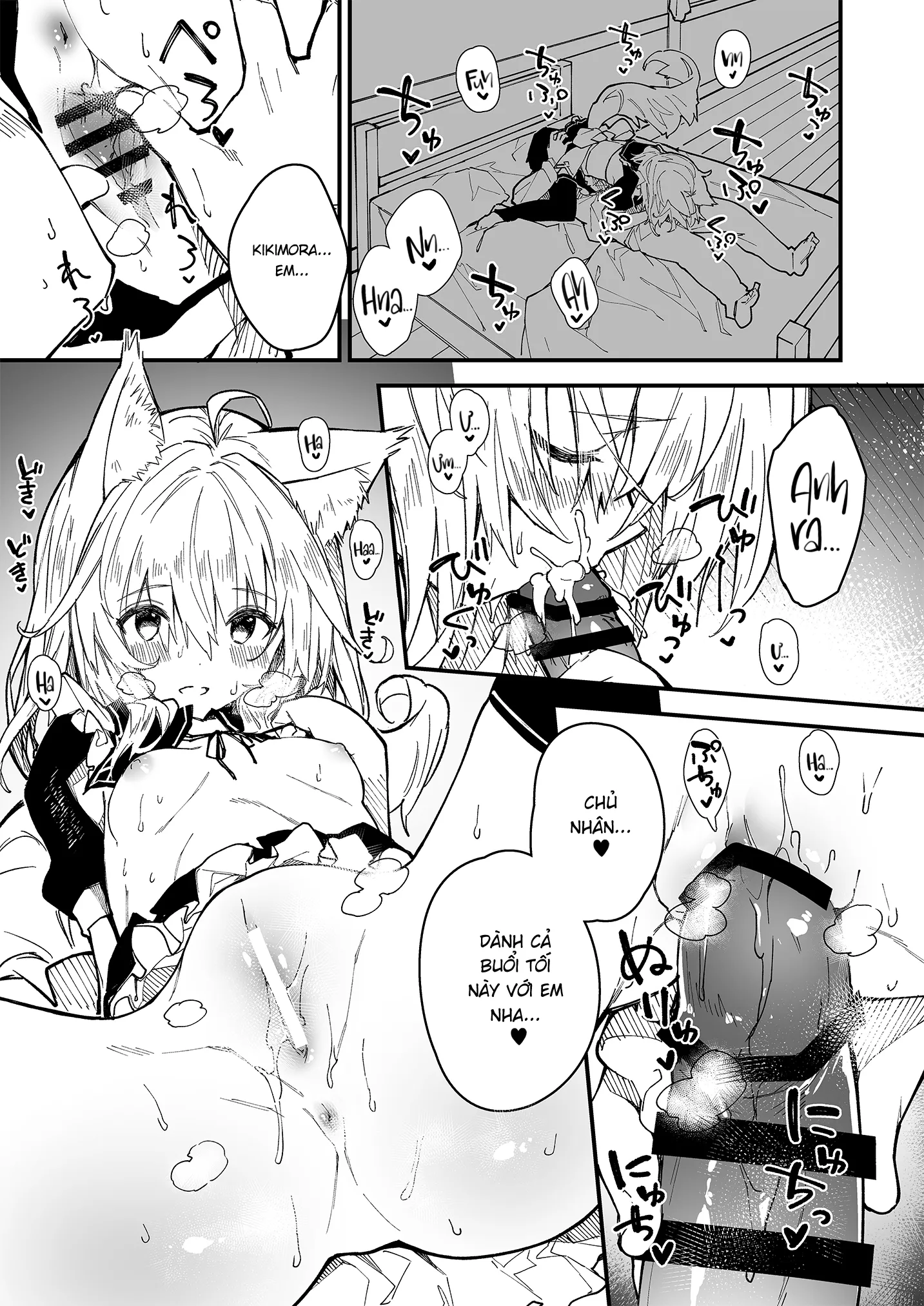 HentaiVN.net - Ảnh 9 - Sống Cùng Nàng Tai Thú [Kemomimi Maid to Ichaicha suru Hon, けもみみメイドといちゃいちゃする本] - Ngoại truyện 2