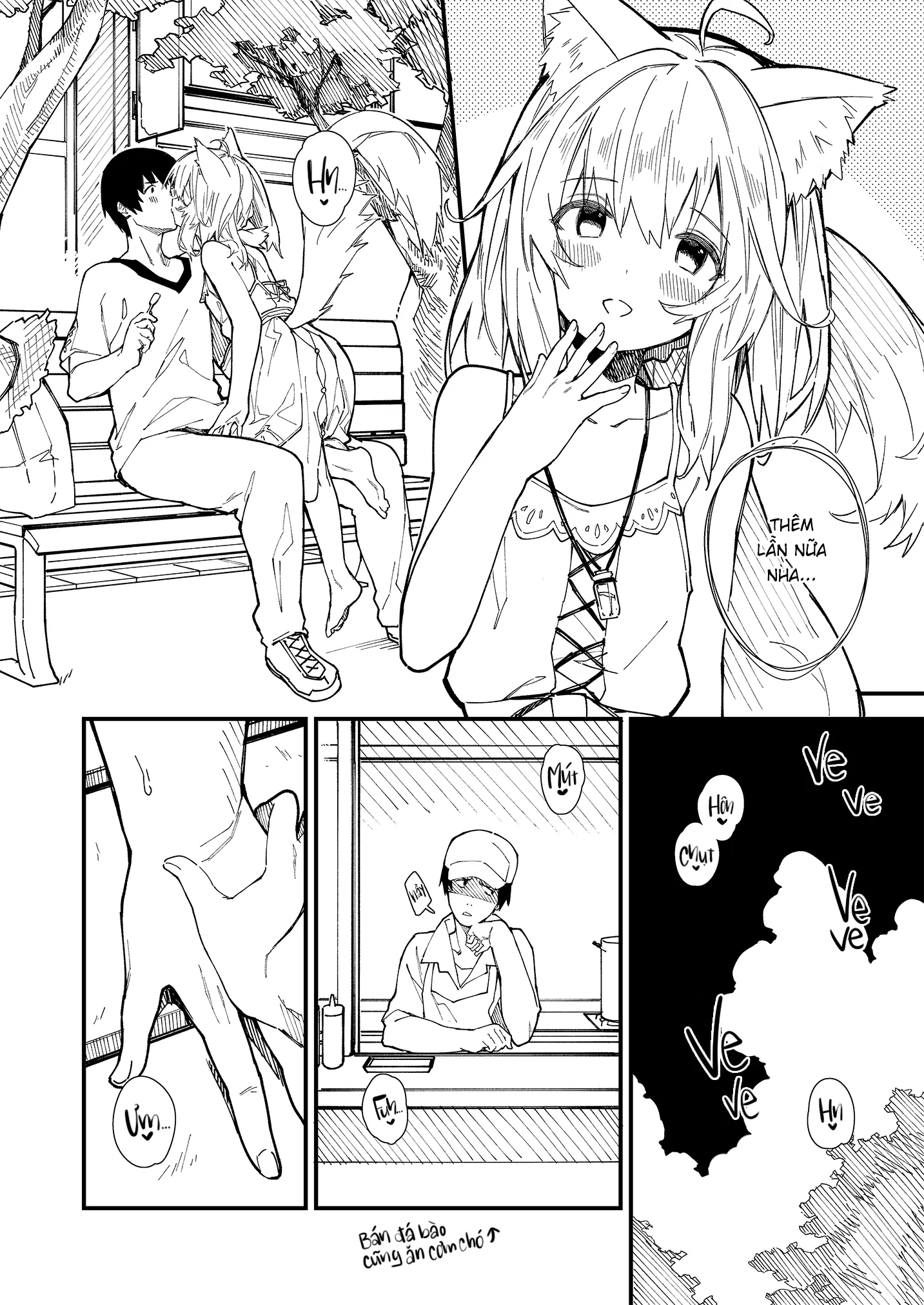 HentaiVN.net - Ảnh 6 - Sống Cùng Nàng Tai Thú [Kemomimi Maid to Ichaicha suru Hon, けもみみメイドといちゃいちゃする本] - Ngoại truyện 3
