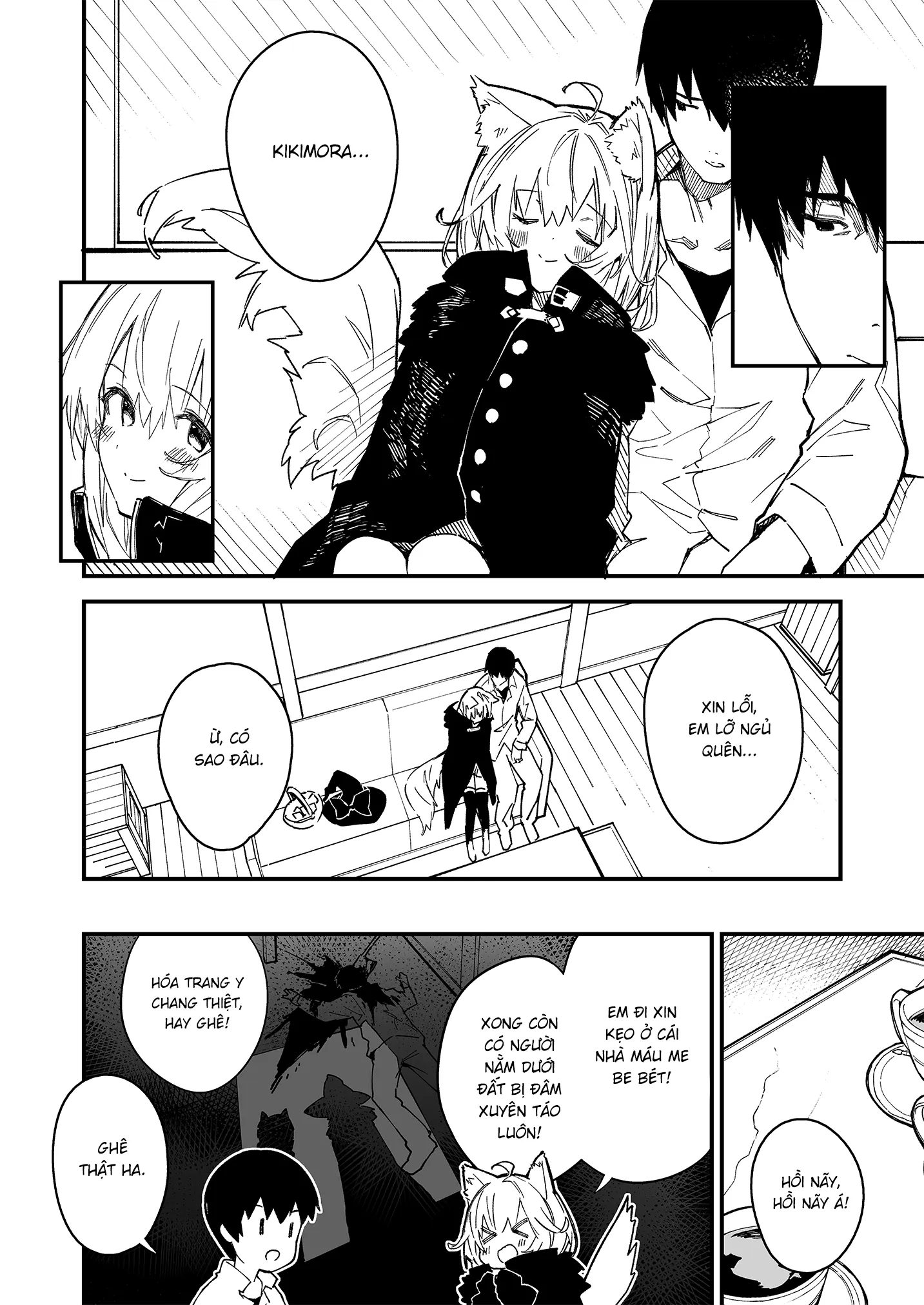 HentaiVN.net - Ảnh 5 - Sống Cùng Nàng Tai Thú [Kemomimi Maid to Ichaicha suru Hon, けもみみメイドといちゃいちゃする本] - Ngoại truyện 4
