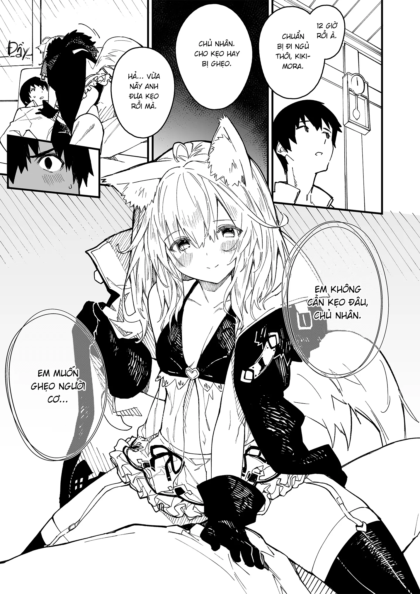 HentaiVN.net - Ảnh 6 - Sống Cùng Nàng Tai Thú [Kemomimi Maid to Ichaicha suru Hon, けもみみメイドといちゃいちゃする本] - Ngoại truyện 4
