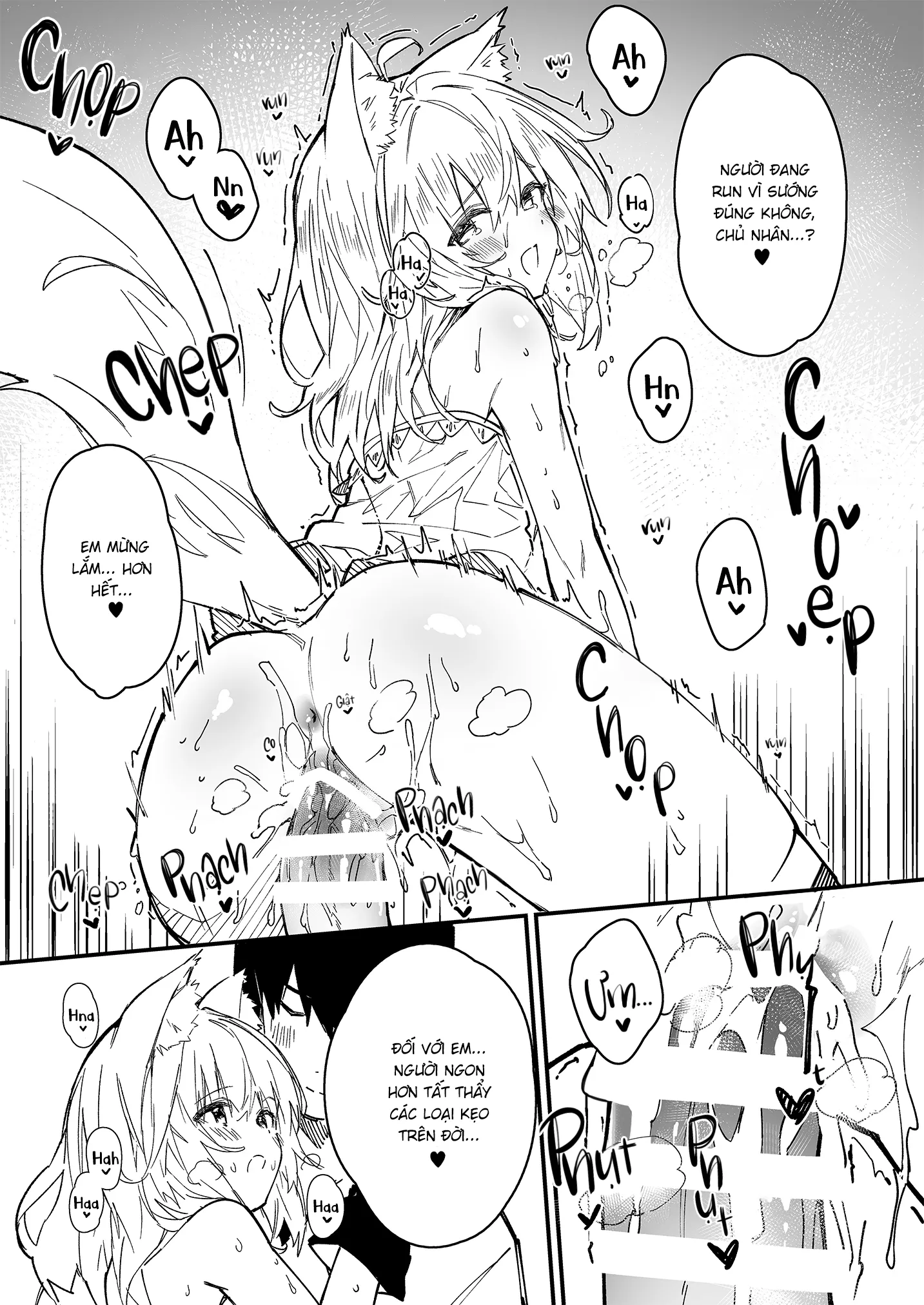 HentaiVN.net - Ảnh 8 - Sống Cùng Nàng Tai Thú [Kemomimi Maid to Ichaicha suru Hon, けもみみメイドといちゃいちゃする本] - Ngoại truyện 4