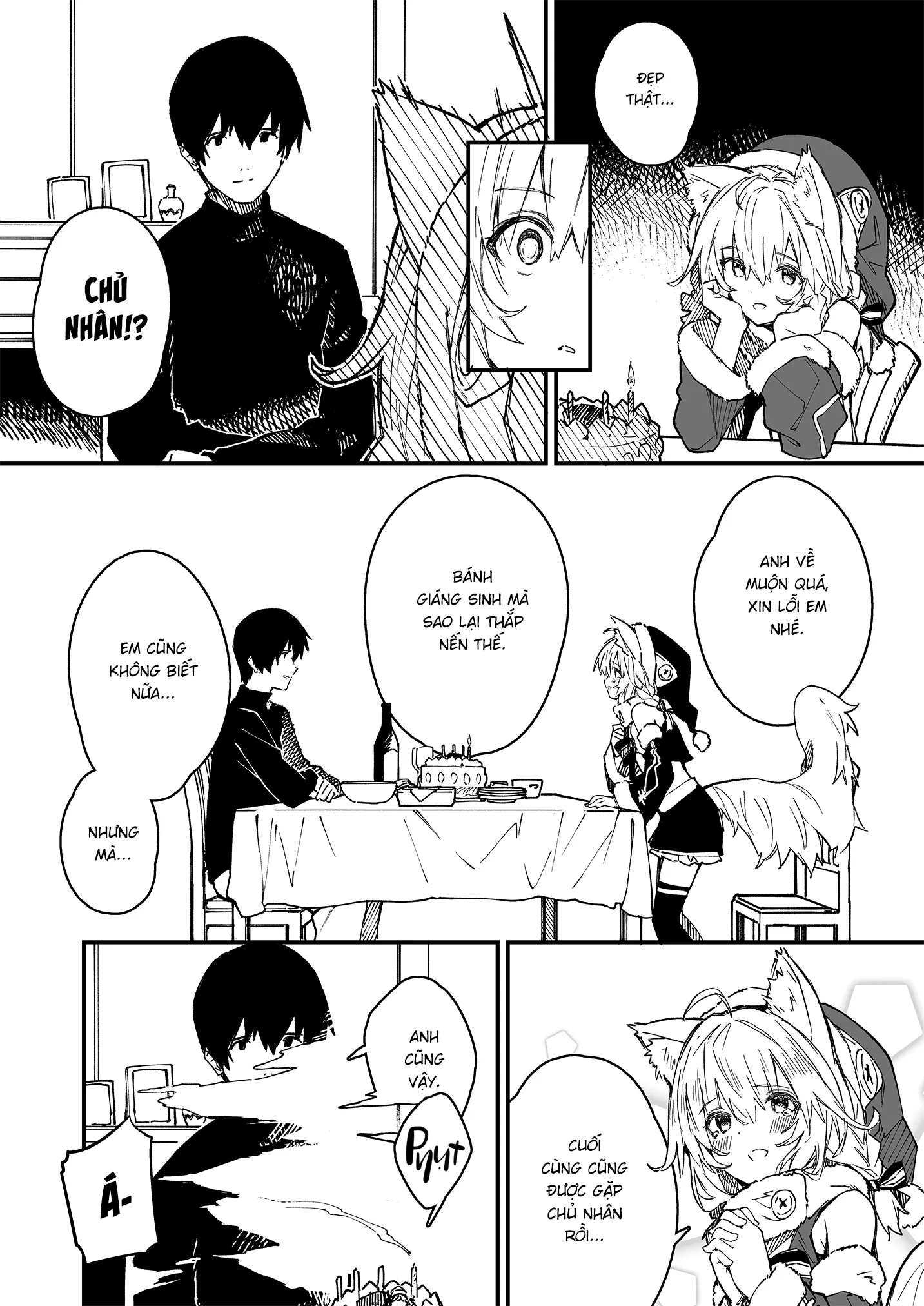 HentaiVN.net - Ảnh 4 - Sống Cùng Nàng Tai Thú [Kemomimi Maid to Ichaicha suru Hon, けもみみメイドといちゃいちゃする本] - Ngoại truyện 5