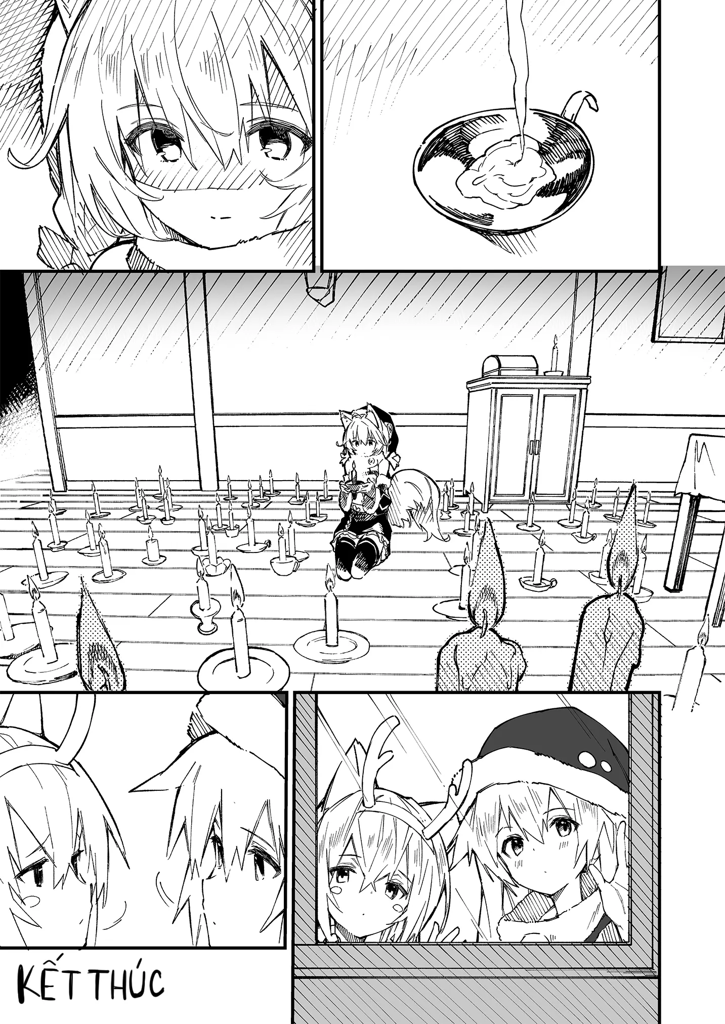 HentaiVN.net - Ảnh 7 - Sống Cùng Nàng Tai Thú [Kemomimi Maid to Ichaicha suru Hon, けもみみメイドといちゃいちゃする本] - Ngoại truyện 5
