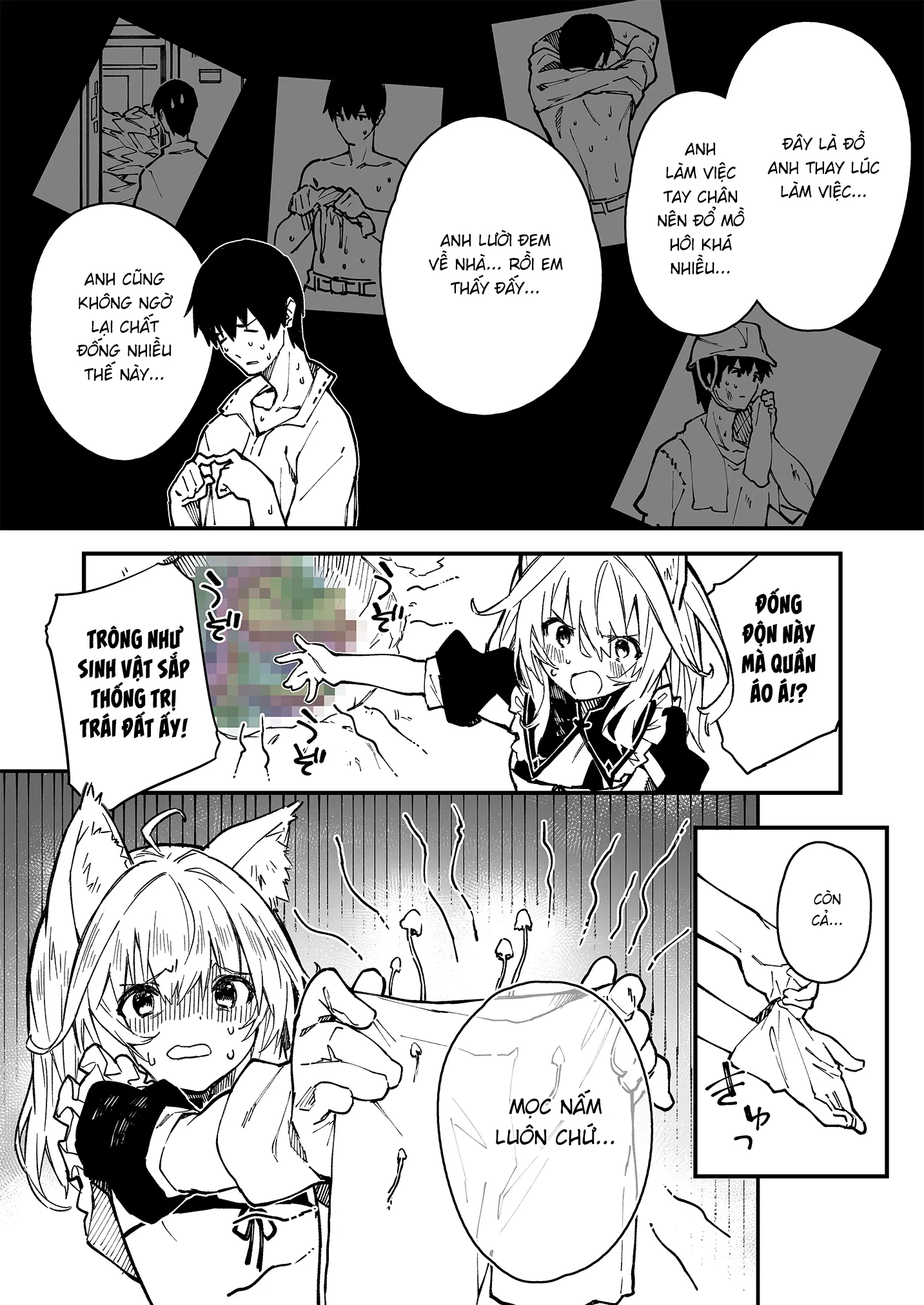 HentaiVN.net - Ảnh 3 - Sống Cùng Nàng Tai Thú [Kemomimi Maid to Ichaicha suru Hon, けもみみメイドといちゃいちゃする本] - Ngoại truyện 9