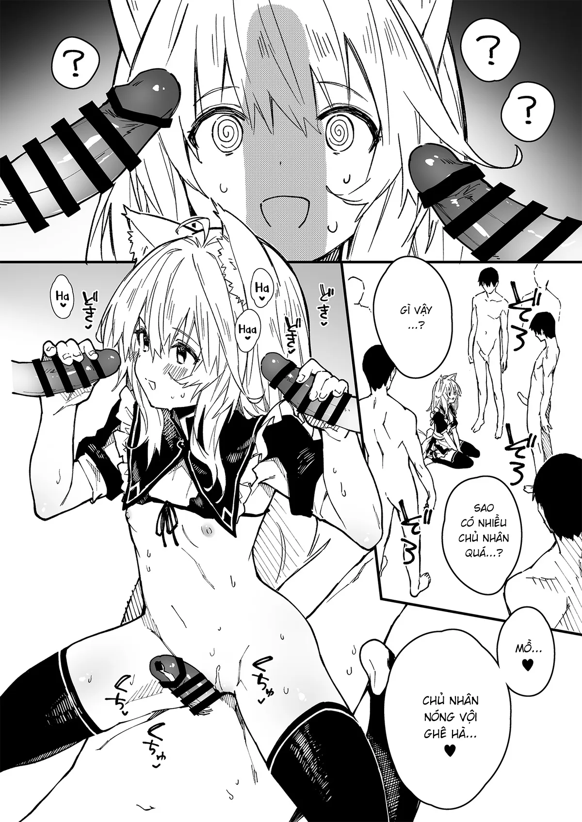 HentaiVN.net - Ảnh 7 - Sống Cùng Nàng Tai Thú [Kemomimi Maid to Ichaicha suru Hon, けもみみメイドといちゃいちゃする本] - Ngoại truyện 9