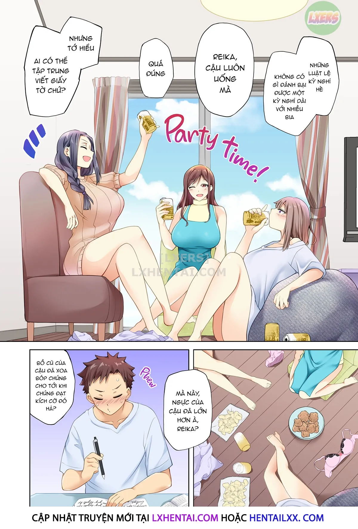 HentaiVN.net - Ảnh 4 - Những cô gái kế bên có lối sống thật vô độ! - Oneshot