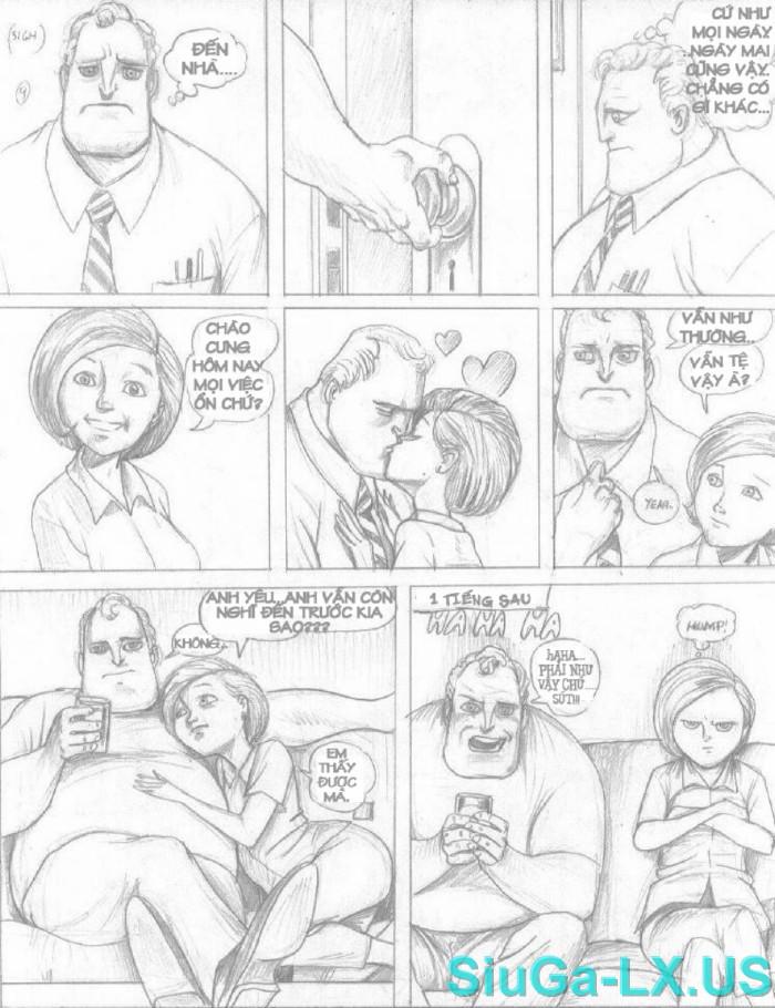HentaiVN.net - Ảnh 10 - Mẹ Con Siêu Nhân [Incredibles] - Chap 1