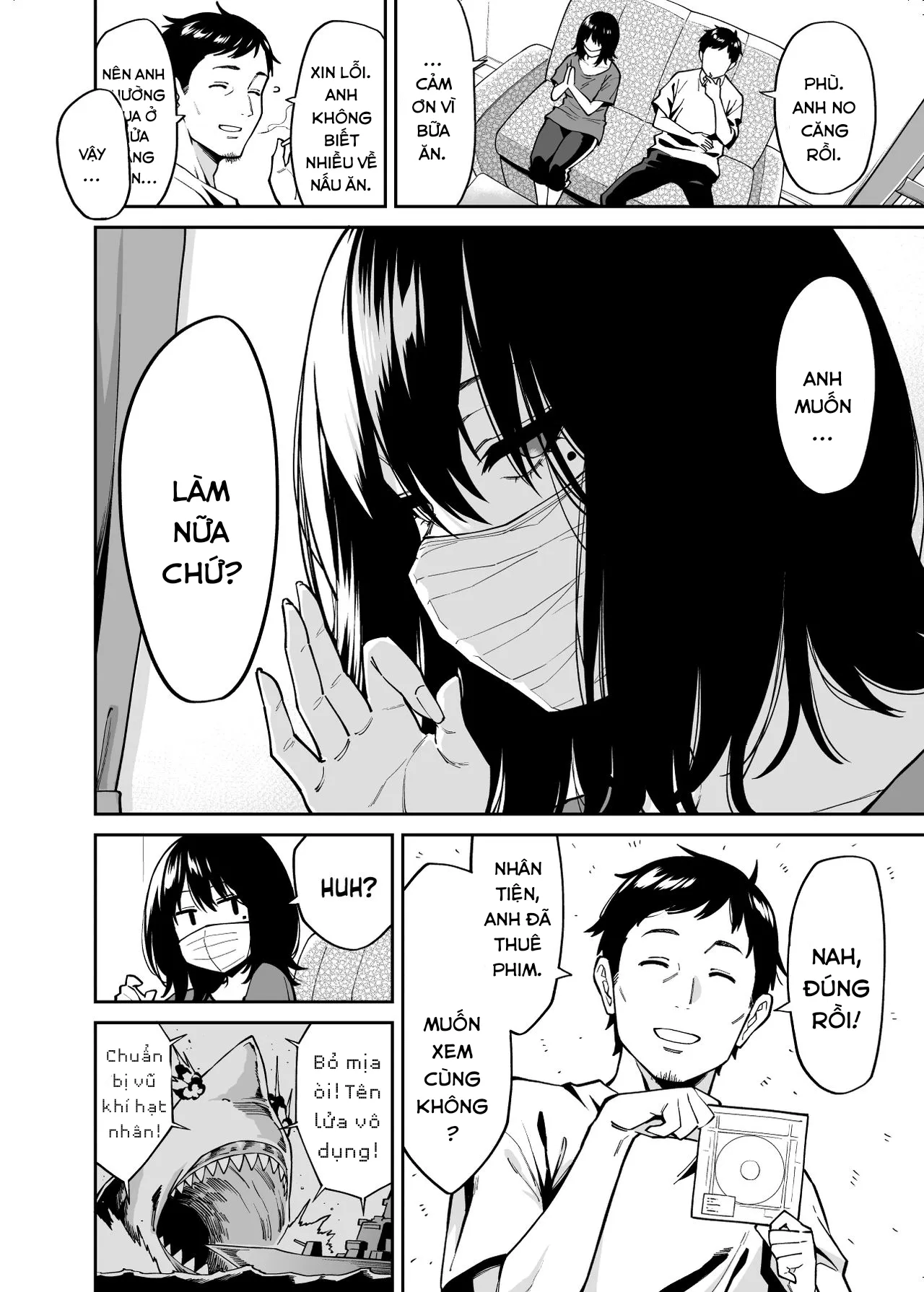 HentaiVN.net - Ảnh 14 - Đi bụi và ông chú trung niên. [The Runaway And The Middle-Aged Man; Hirowareta Onnanoko to Oji-san no Hanashi] - Oneshot
