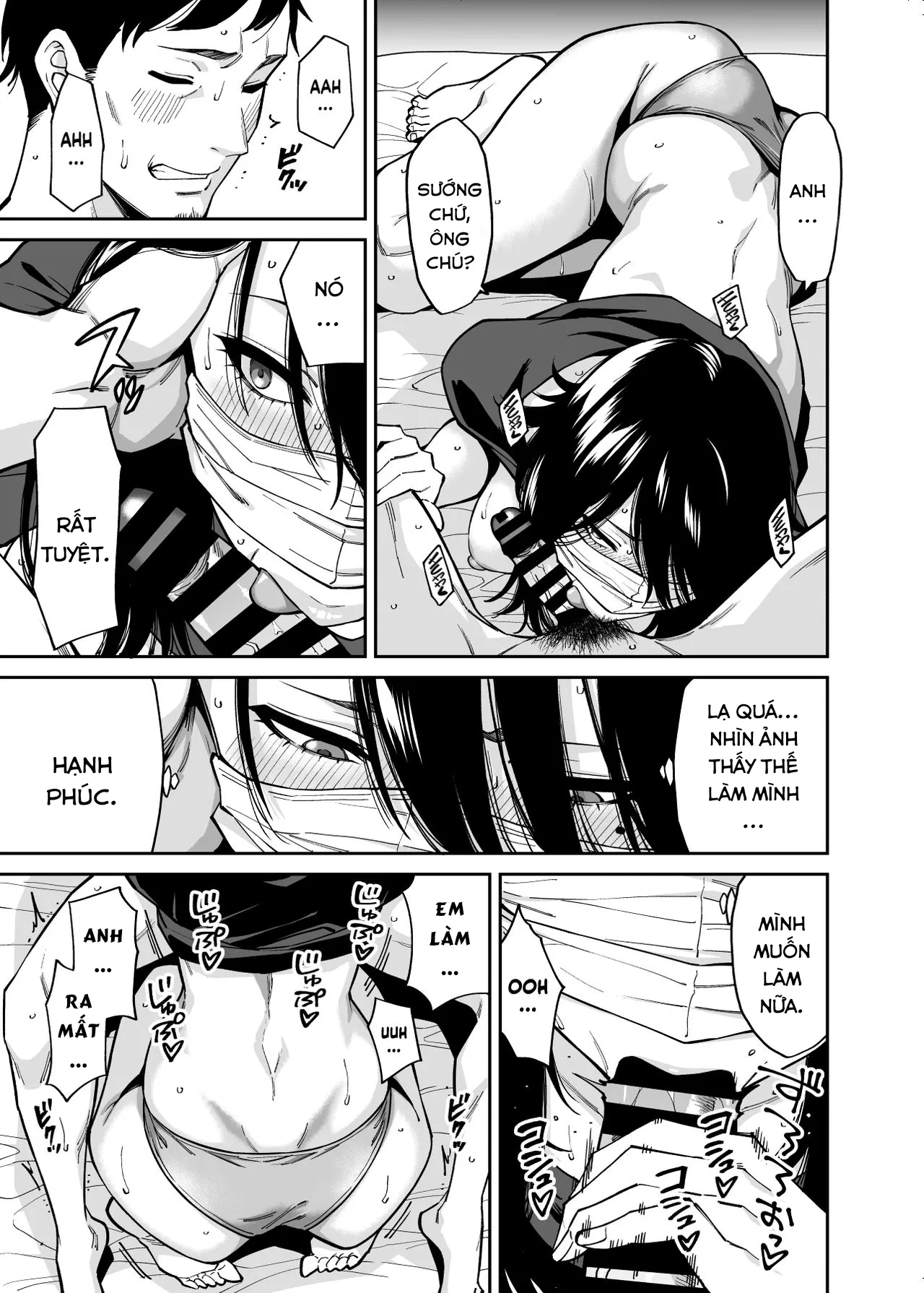 HentaiVN.net - Ảnh 25 - Đi bụi và ông chú trung niên. [The Runaway And The Middle-Aged Man; Hirowareta Onnanoko to Oji-san no Hanashi] - Oneshot
