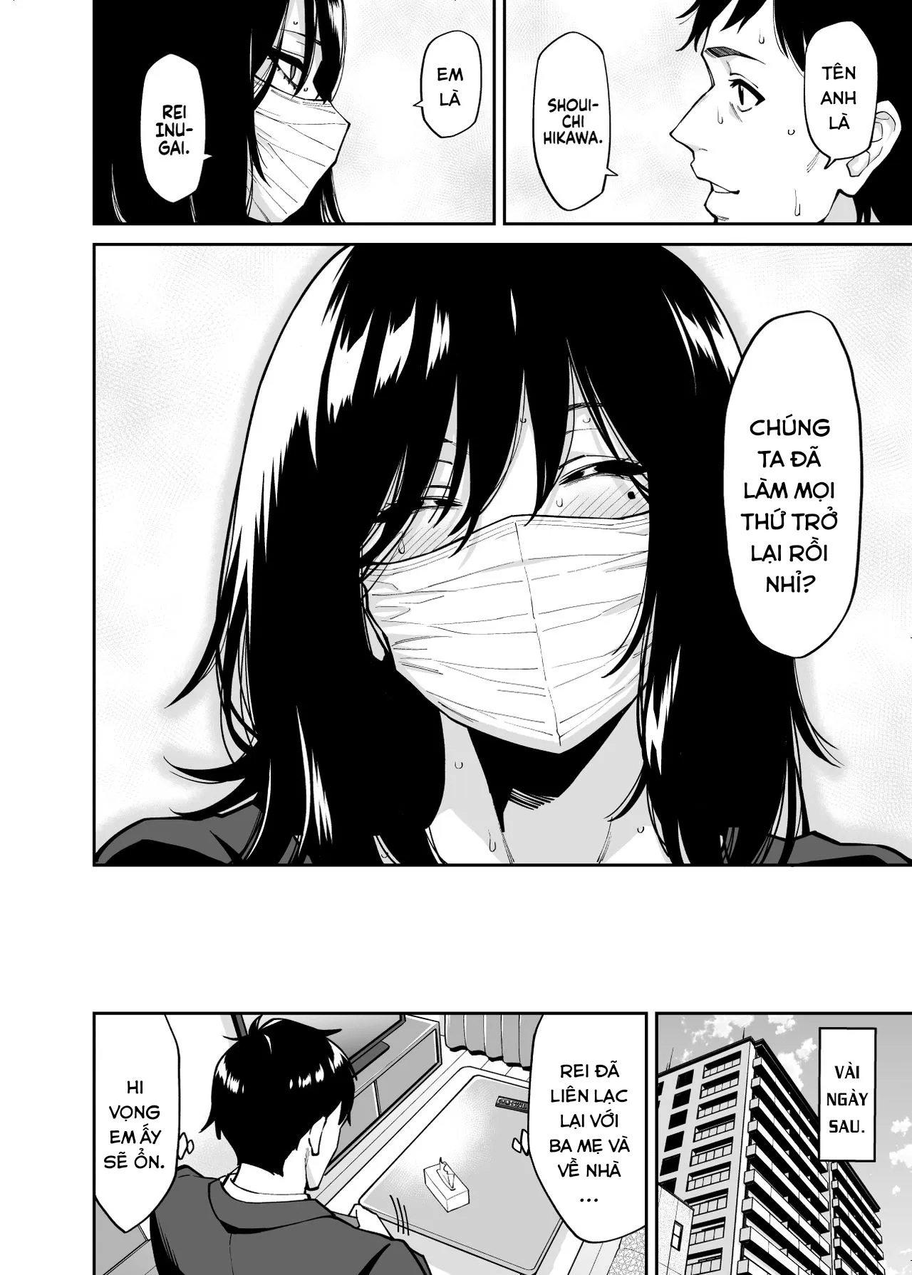 HentaiVN.net - Ảnh 42 - Đi bụi và ông chú trung niên. [The Runaway And The Middle-Aged Man; Hirowareta Onnanoko to Oji-san no Hanashi] - Oneshot