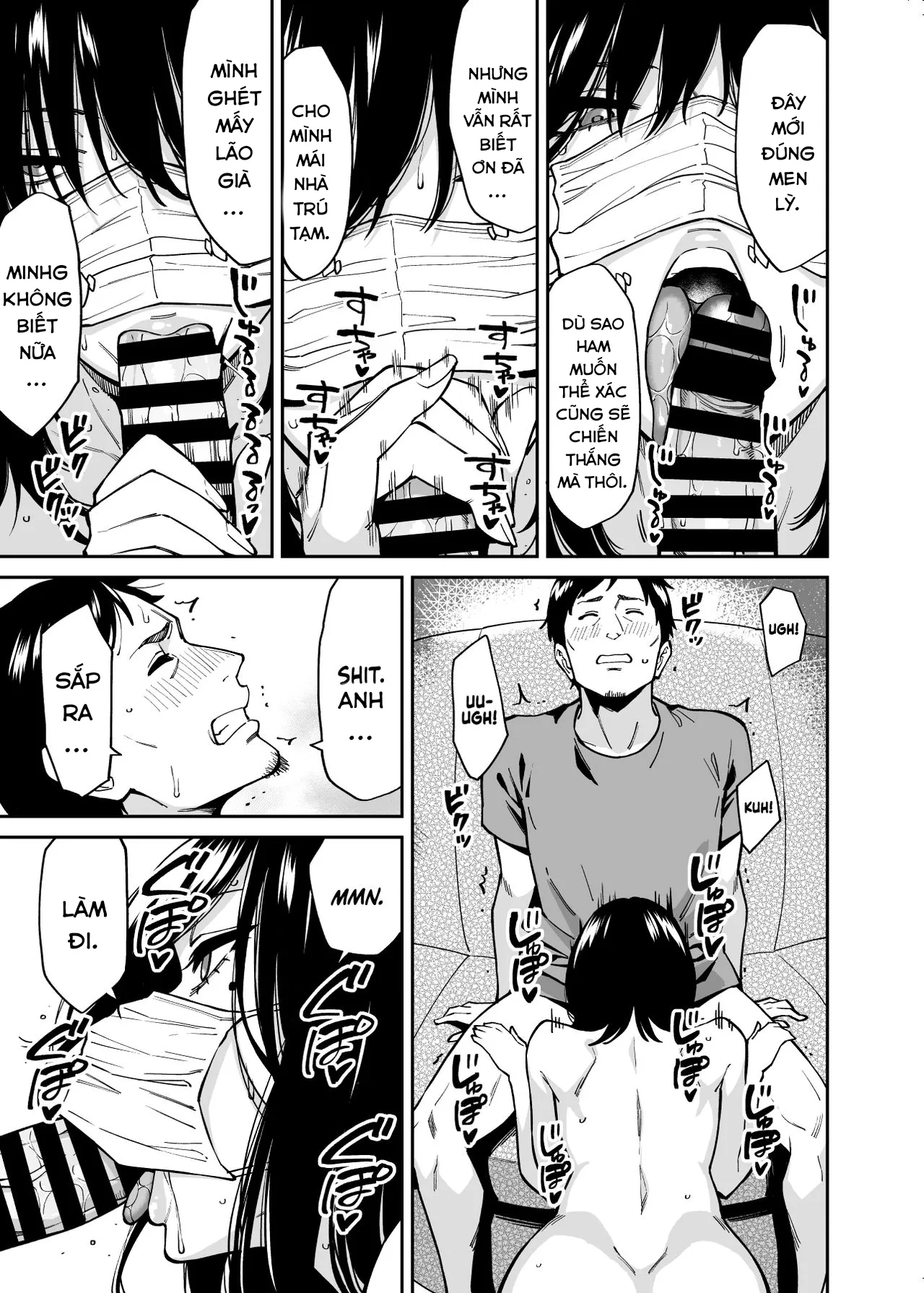 HentaiVN.net - Ảnh 9 - Đi bụi và ông chú trung niên. [The Runaway And The Middle-Aged Man; Hirowareta Onnanoko to Oji-san no Hanashi] - Oneshot