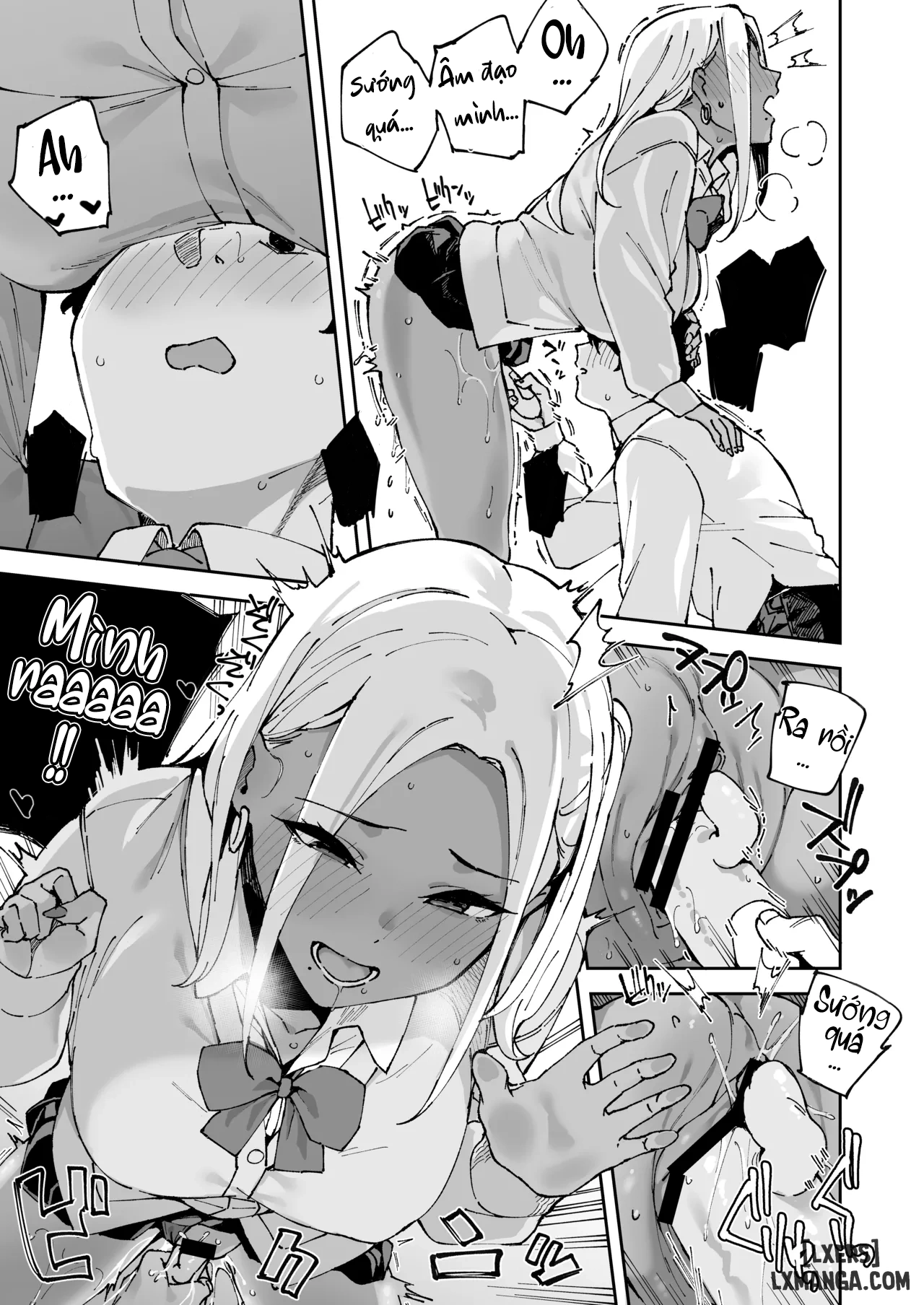HentaiVN.net - Ảnh 14 - Kurasu no Kuro Gyaru to Sefure ni Natta hanashi - One Shot