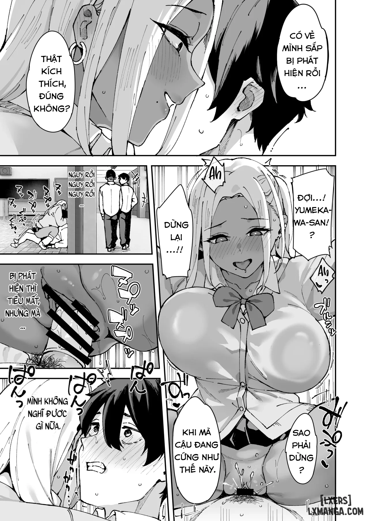 HentaiVN.net - Ảnh 18 - Kurasu no Kuro Gyaru to Sefure ni Natta hanashi - One Shot