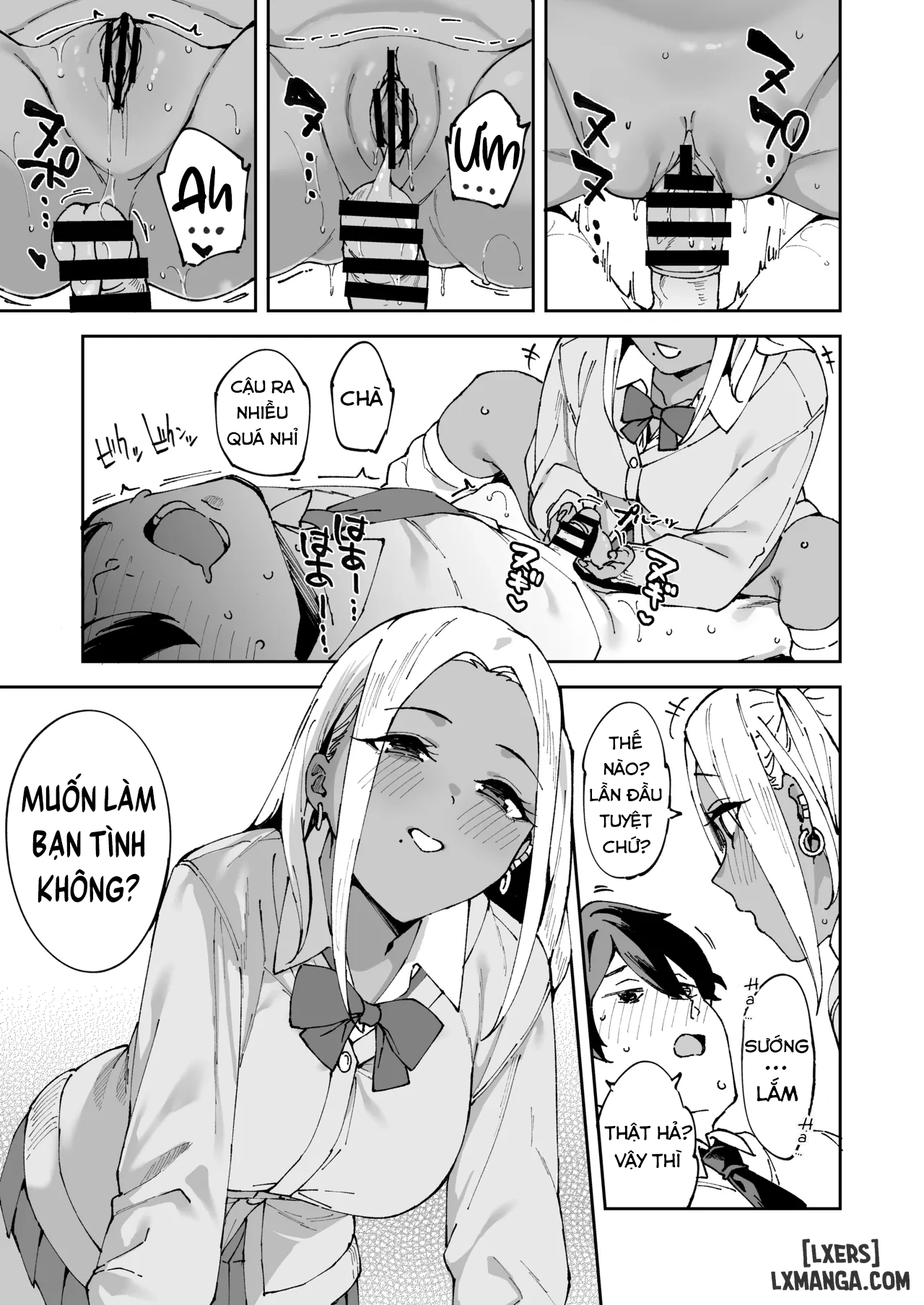 HentaiVN.net - Ảnh 20 - Kurasu no Kuro Gyaru to Sefure ni Natta hanashi - One Shot