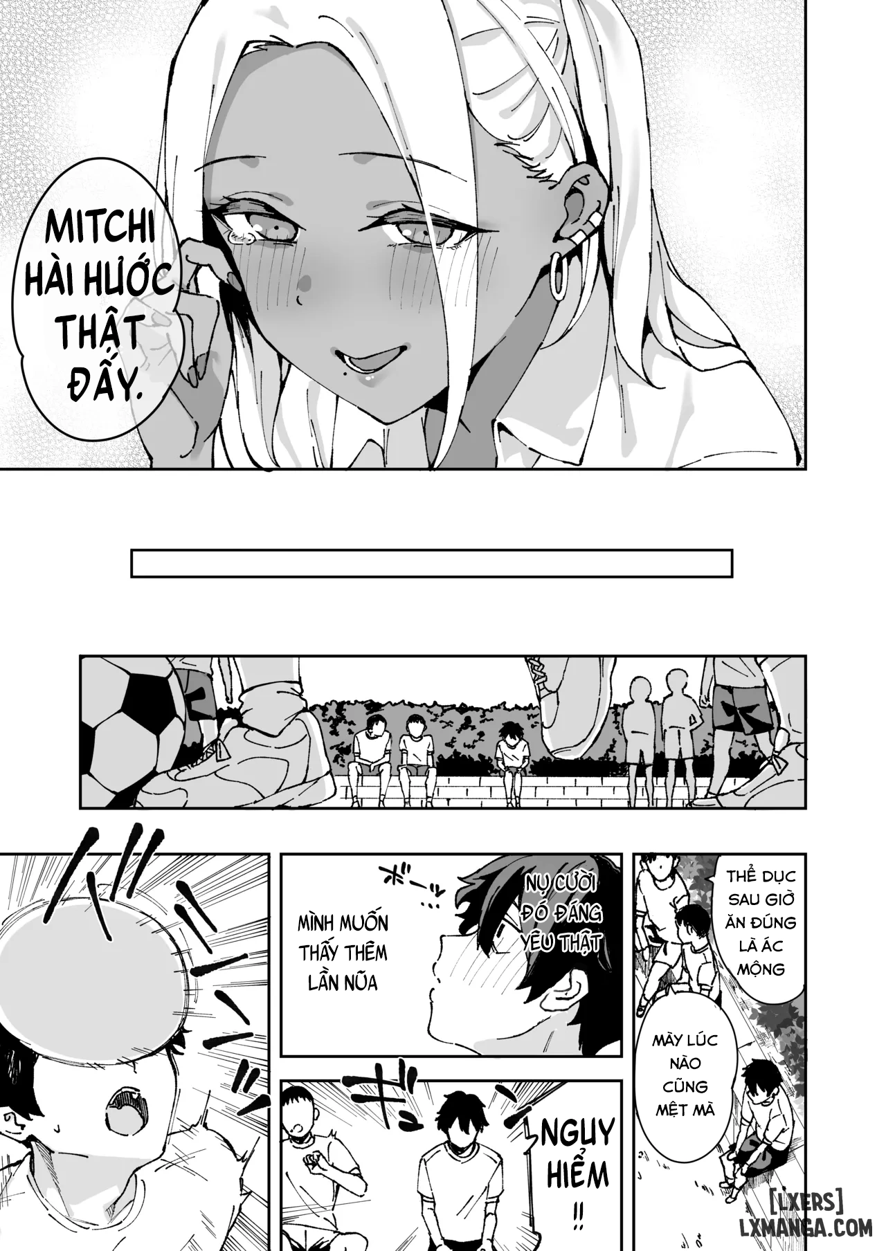 HentaiVN.net - Ảnh 30 - Kurasu no Kuro Gyaru to Sefure ni Natta hanashi - One Shot