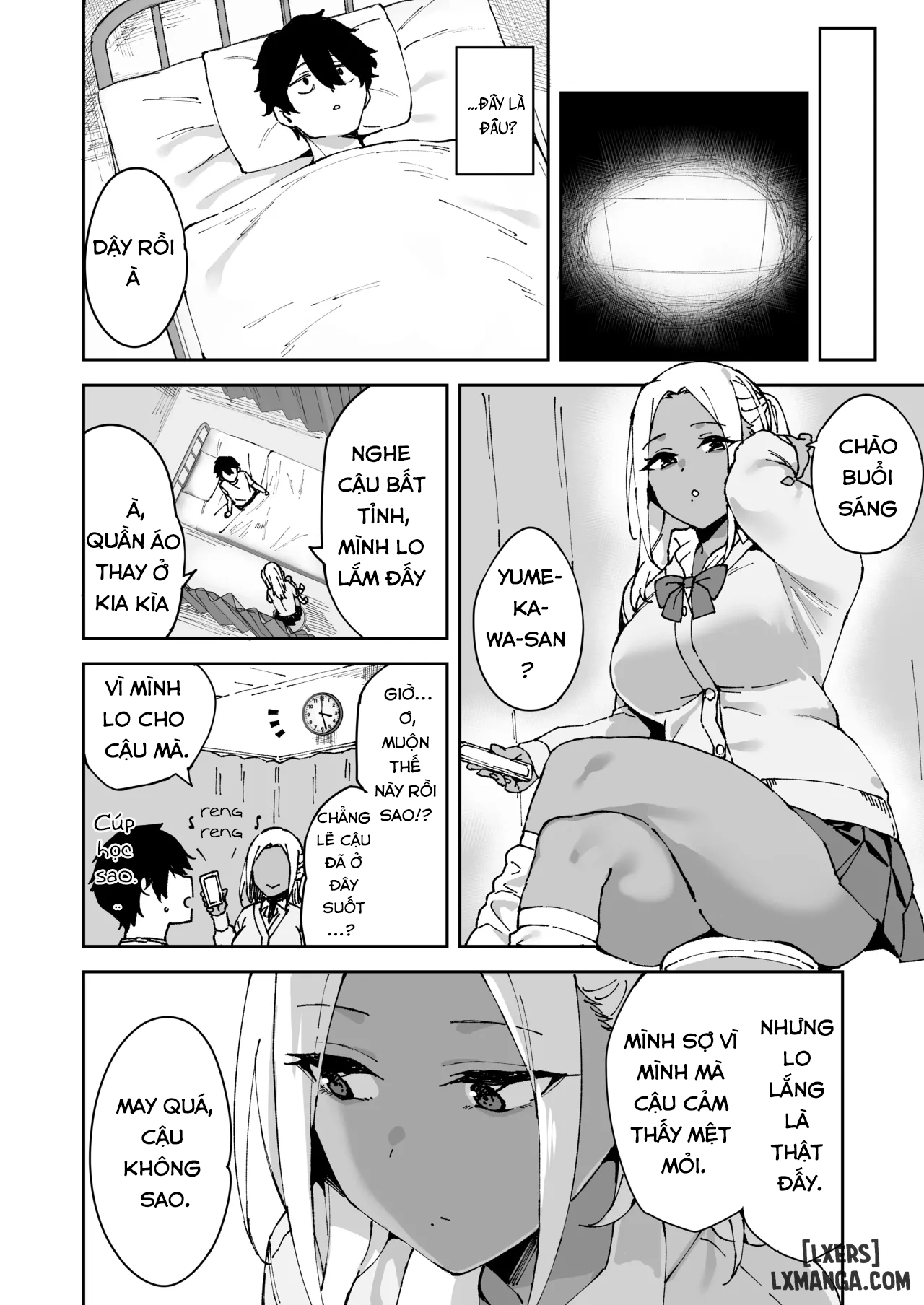HentaiVN.net - Ảnh 31 - Kurasu no Kuro Gyaru to Sefure ni Natta hanashi - One Shot