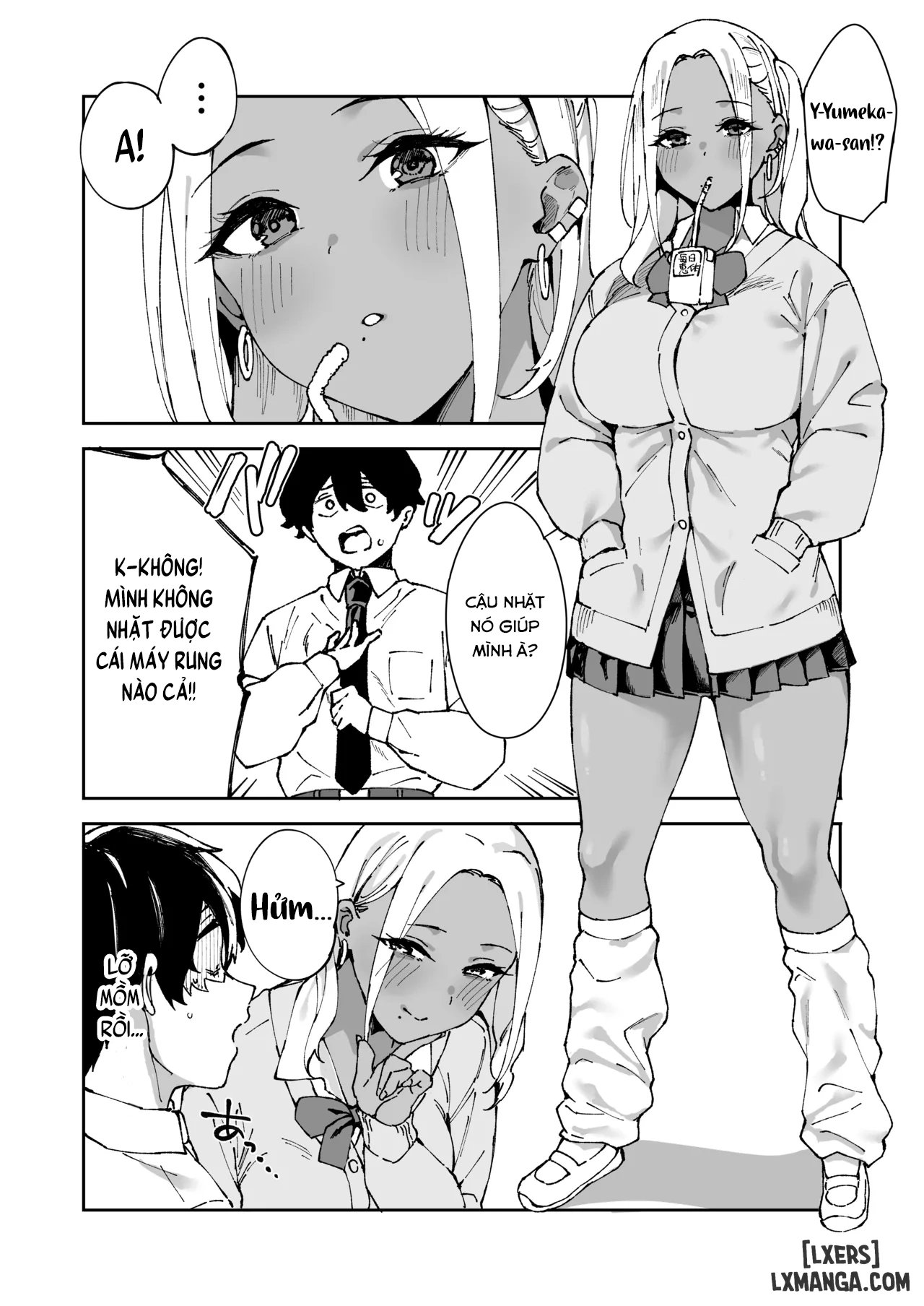 HentaiVN.net - Ảnh 9 - Kurasu no Kuro Gyaru to Sefure ni Natta hanashi - One Shot