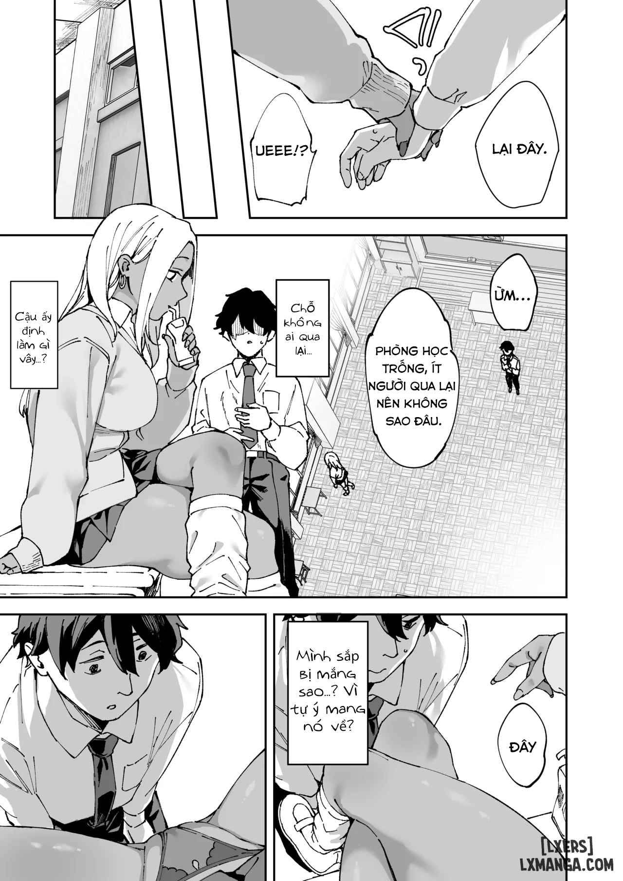 HentaiVN.net - Ảnh 10 - Kurasu no Kuro Gyaru to Sefure ni Natta hanashi - One Shot