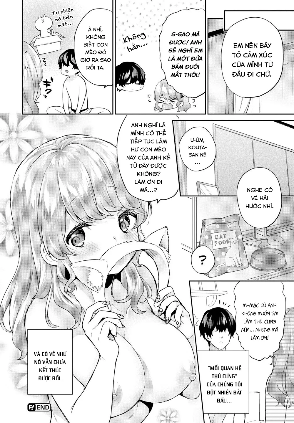 HentaiVN.net - Ảnh 21 - A Sudden Pet Girlfriend - Chap 4 - End