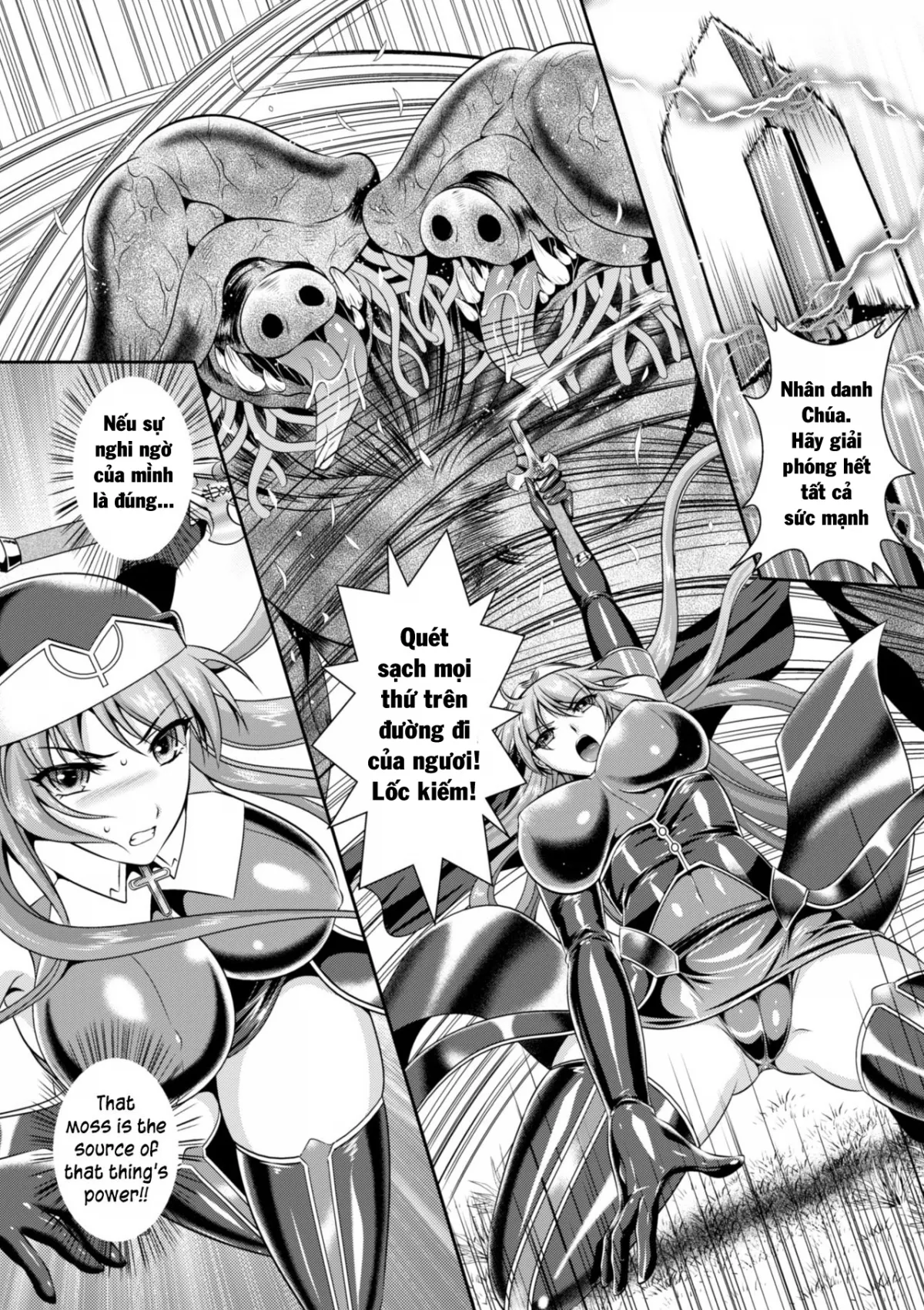 HentaiVN.net - Ảnh 25 - Liese’s Destiny: Punishment Of Lust On The Slime Prison [Nengoku no Liese Inzai no Shukumei] - Chap 1