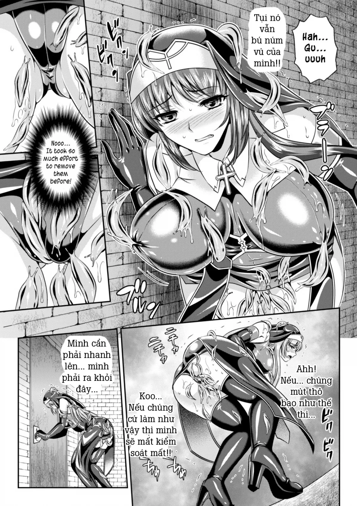 HentaiVN.net - Ảnh 10 - Liese’s Destiny: Punishment Of Lust On The Slime Prison [Nengoku no Liese Inzai no Shukumei] - Chap 3