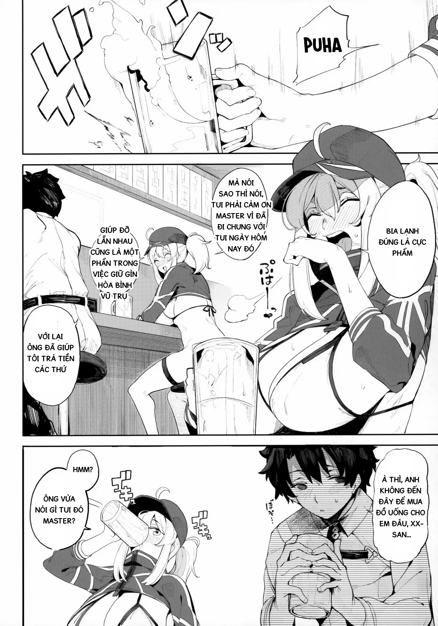 HentaiVN.net - Ảnh 6 - Is the Galactic Office Lady Still Cool When She's Drunk? XX [銀河OLは酔ってもカッコいいお姉さんですか?XX] - Oneshot