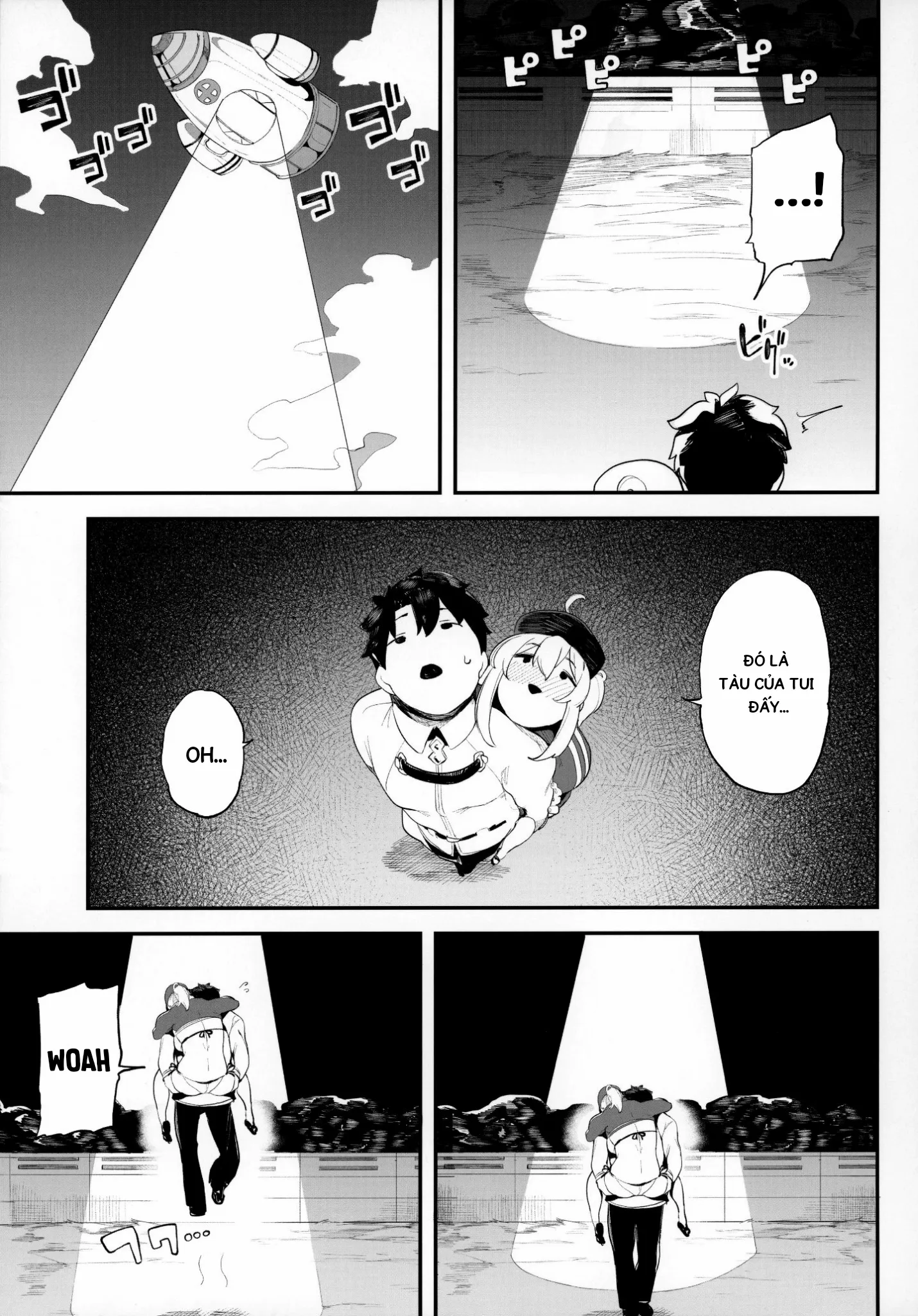 HentaiVN.net - Ảnh 8 - Is the Galactic Office Lady Still Cool When She's Drunk? XX [銀河OLは酔ってもカッコいいお姉さんですか?XX] - Oneshot