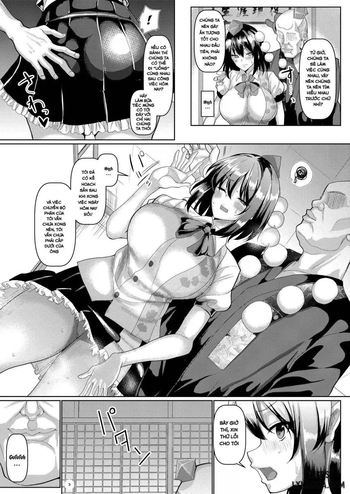 HentaiVN.net - Ảnh 4 - A Noble, Just, And Fun Place To Work [Kiyoku Tadashiku Tanoshii Shokuba] - Oneshot