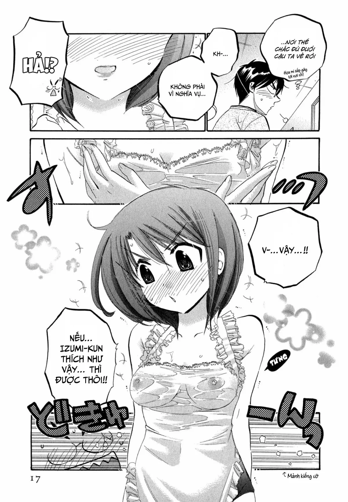 HentaiVN.net - Ảnh 16 - Vợ tôi là chủ tịch hội học sinh [Okusama wa Seito Kaichou; My Wife is Captain of Student Council] - Chap 1: Hôn thứ của vợ tôi