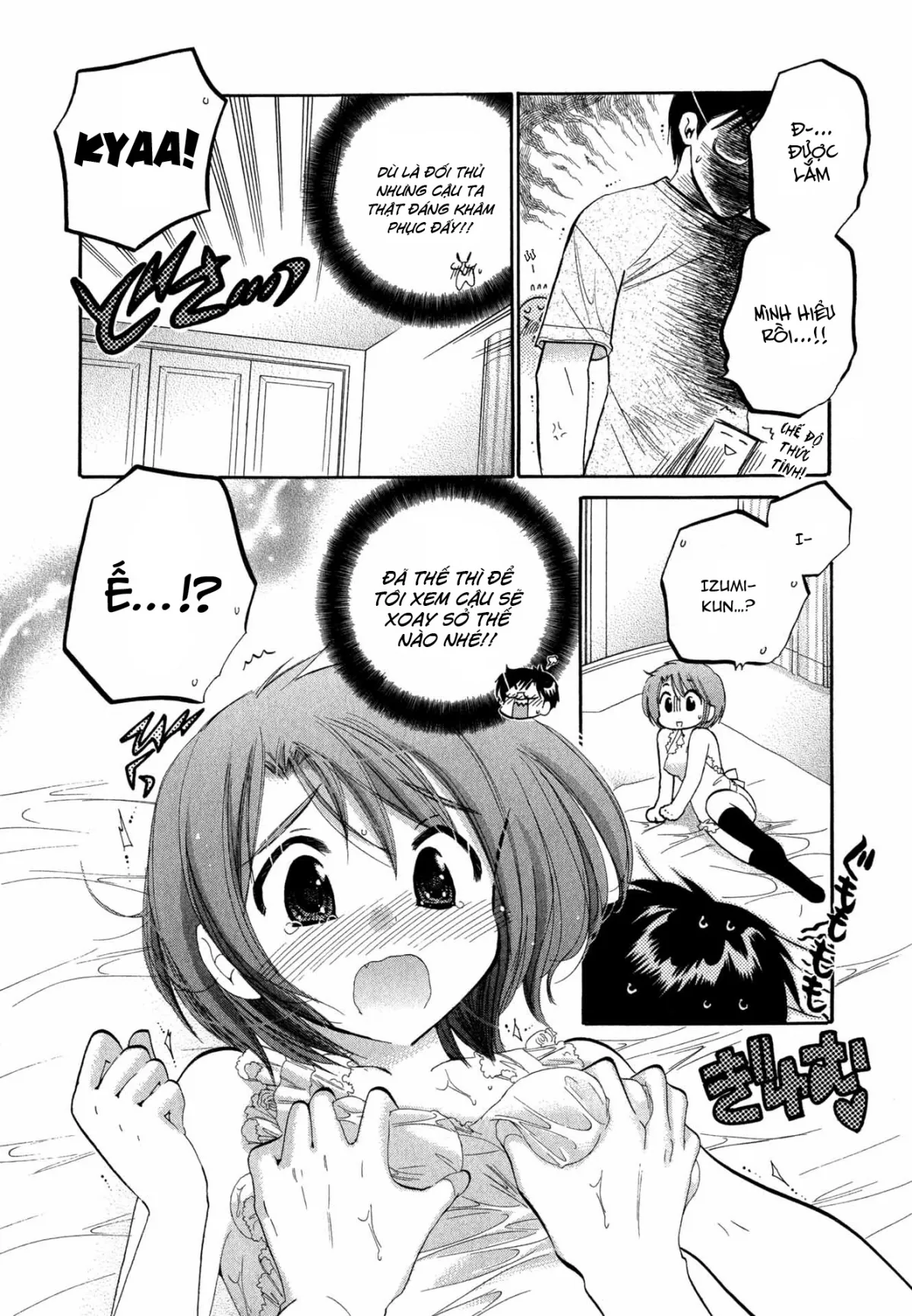 HentaiVN.net - Ảnh 17 - Vợ tôi là chủ tịch hội học sinh [Okusama wa Seito Kaichou; My Wife is Captain of Student Council] - Chap 1: Hôn thứ của vợ tôi