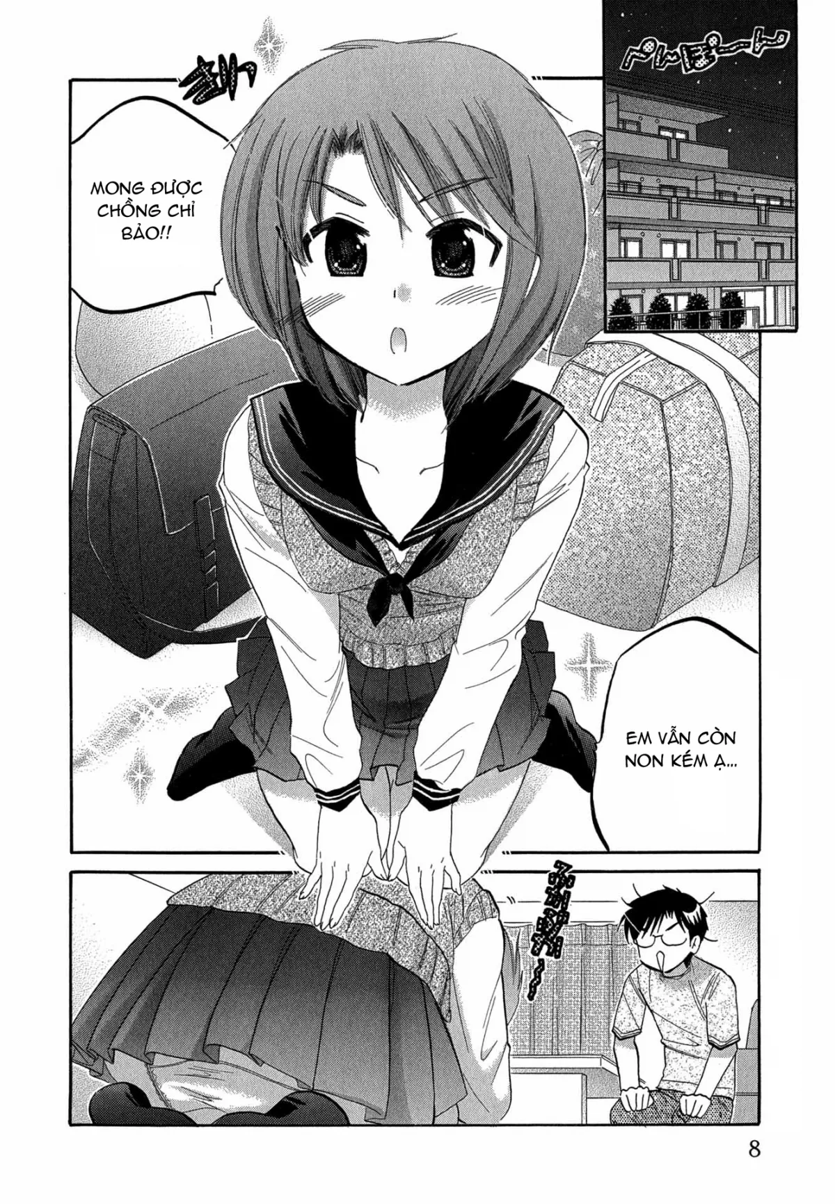 HentaiVN.net - Ảnh 7 - Vợ tôi là chủ tịch hội học sinh [Okusama wa Seito Kaichou; My Wife is Captain of Student Council] - Chap 1: Hôn thứ của vợ tôi