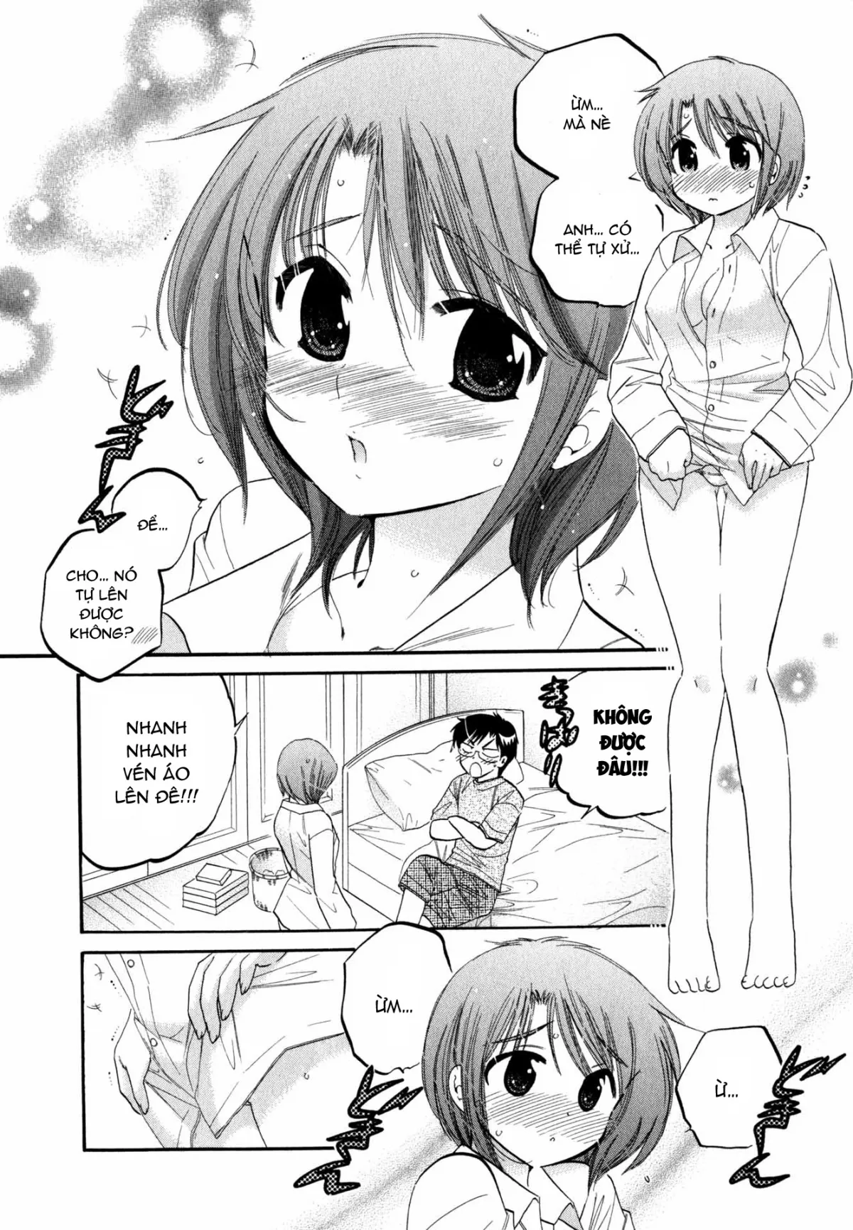 HentaiVN.net - Ảnh 12 - Vợ tôi là chủ tịch hội học sinh [Okusama wa Seito Kaichou; My Wife is Captain of Student Council] - Chap 2: Vợ tôi học bài