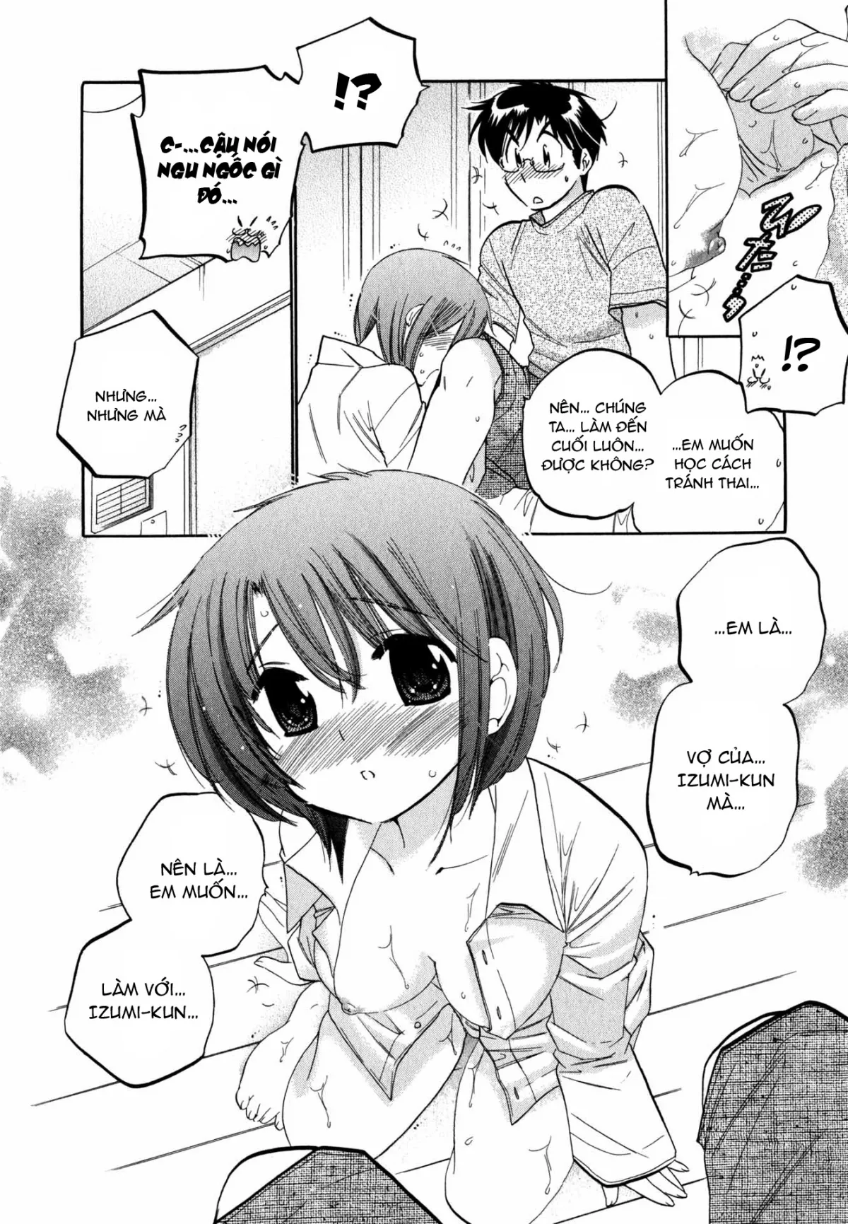 HentaiVN.net - Ảnh 20 - Vợ tôi là chủ tịch hội học sinh [Okusama wa Seito Kaichou; My Wife is Captain of Student Council] - Chap 2: Vợ tôi học bài