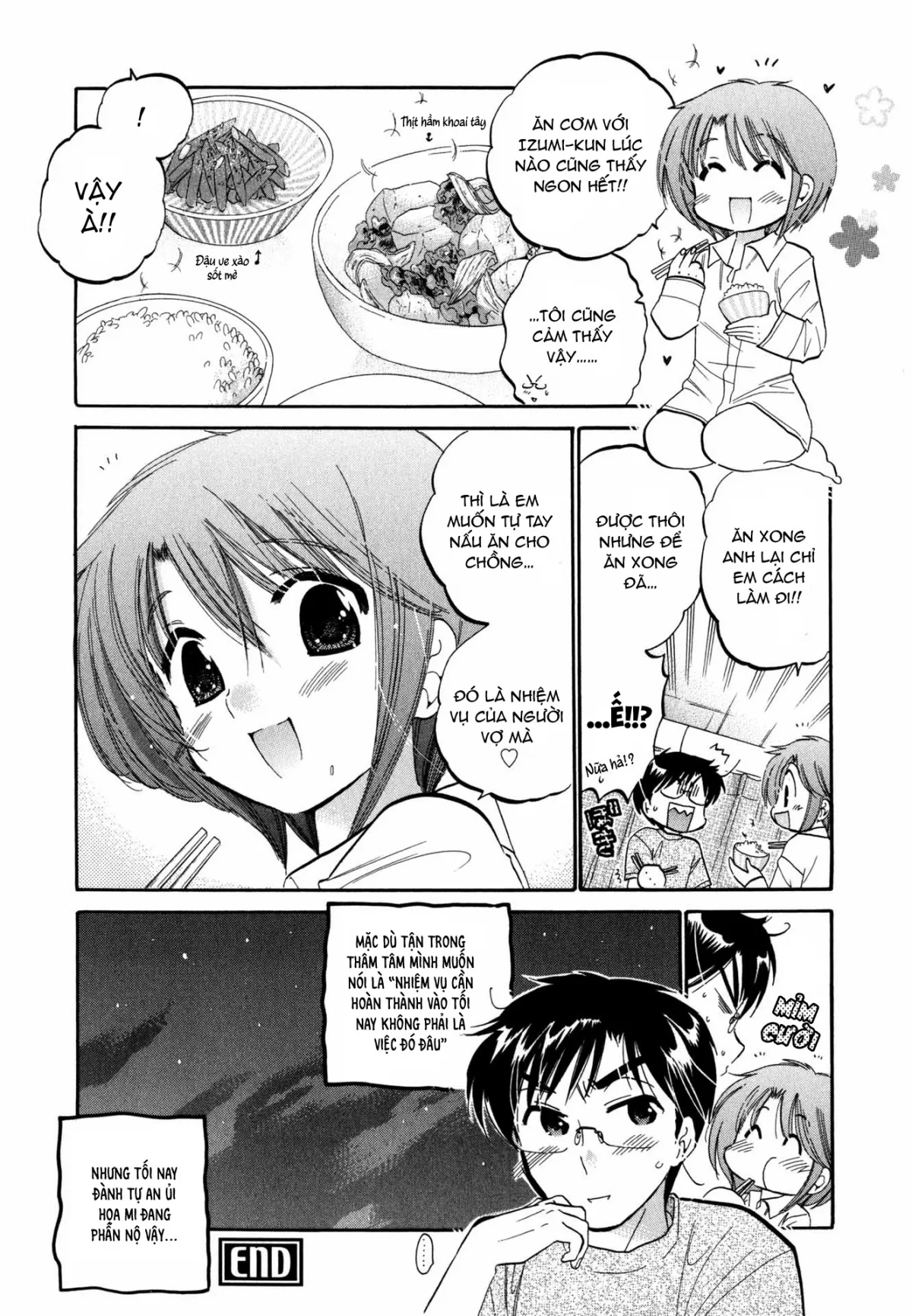 HentaiVN.net - Ảnh 22 - Vợ tôi là chủ tịch hội học sinh [Okusama wa Seito Kaichou; My Wife is Captain of Student Council] - Chap 2: Vợ tôi học bài