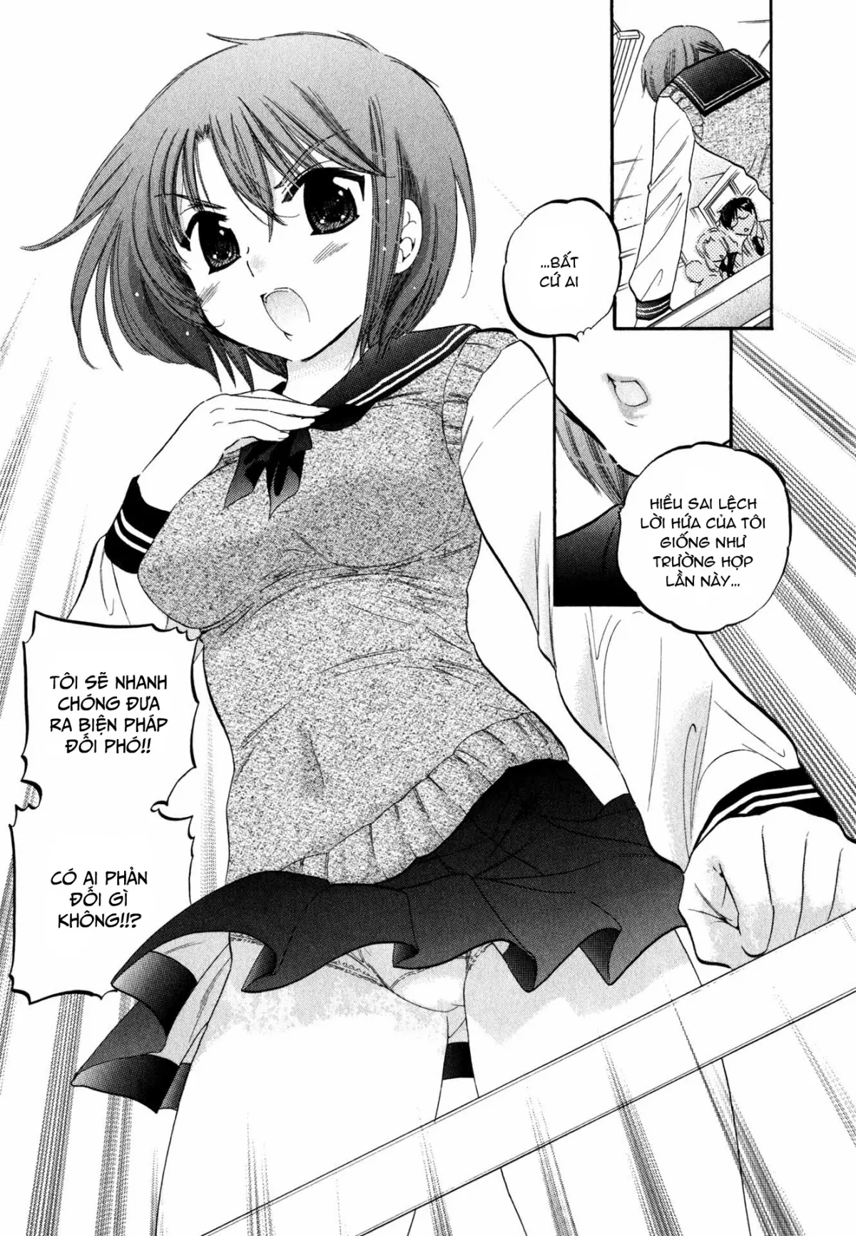 HentaiVN.net - Ảnh 5 - Vợ tôi là chủ tịch hội học sinh [Okusama wa Seito Kaichou; My Wife is Captain of Student Council] - Chap 2: Vợ tôi học bài