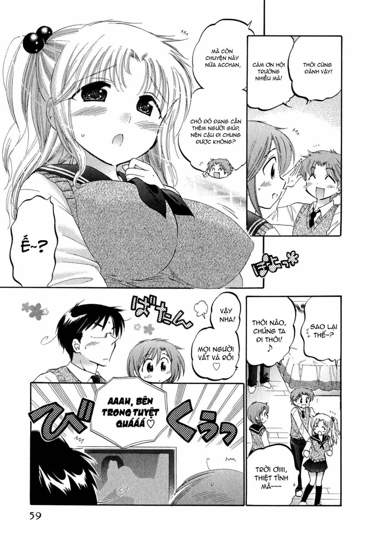 HentaiVN.net - Ảnh 11 - Vợ tôi là chủ tịch hội học sinh [Okusama wa Seito Kaichou; My Wife is Captain of Student Council] - Chap 3: Vợ tôi đi thị sát