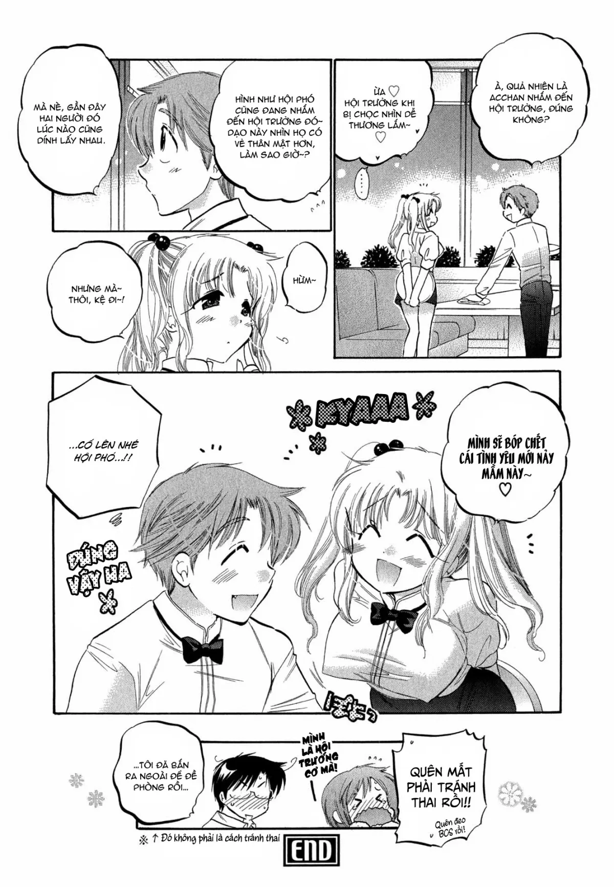 HentaiVN.net - Ảnh 22 - Vợ tôi là chủ tịch hội học sinh [Okusama wa Seito Kaichou; My Wife is Captain of Student Council] - Chap 3: Vợ tôi đi thị sát