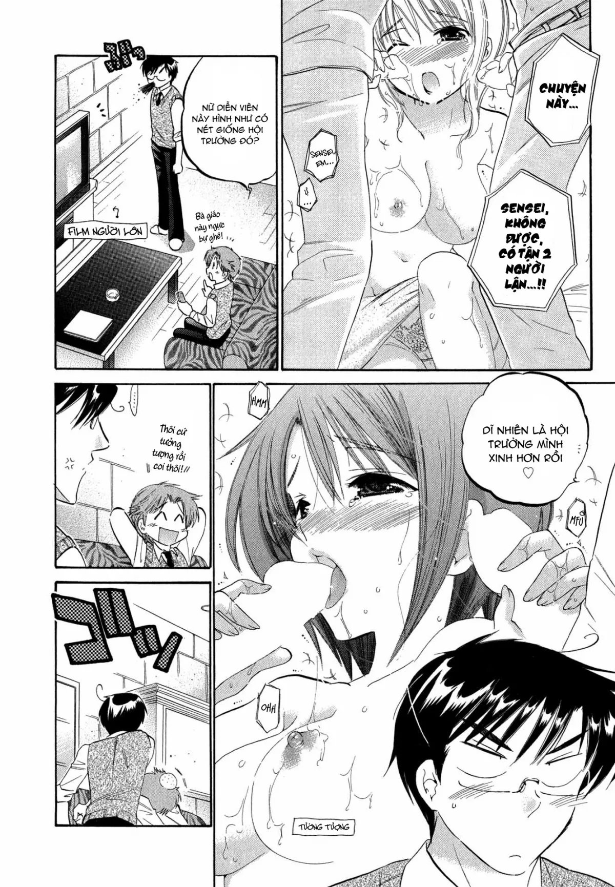 HentaiVN.net - Ảnh 6 - Vợ tôi là chủ tịch hội học sinh [Okusama wa Seito Kaichou; My Wife is Captain of Student Council] - Chap 3: Vợ tôi đi thị sát