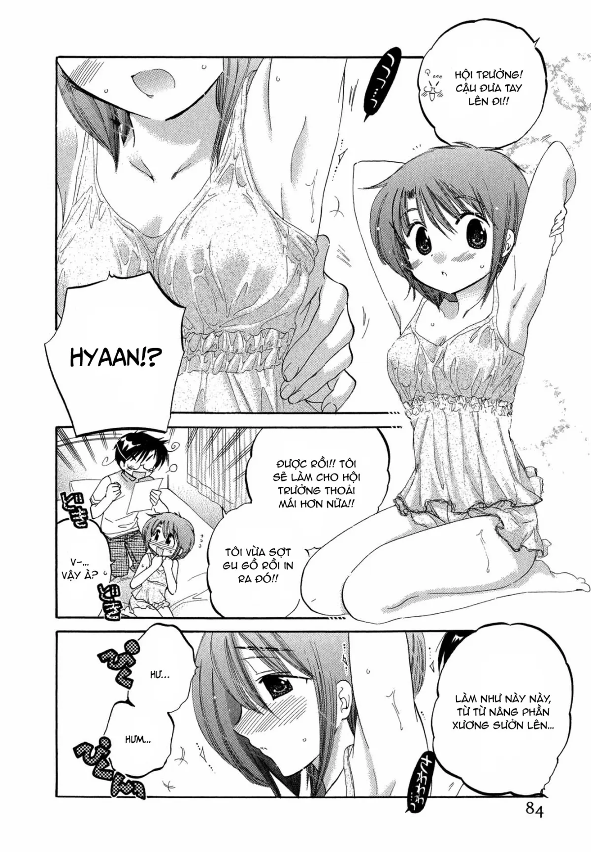 HentaiVN.net - Ảnh 14 - Vợ tôi là chủ tịch hội học sinh [Okusama wa Seito Kaichou; My Wife is Captain of Student Council] - Chap 4: Vợ tôi cảm thấy mệt mỏi