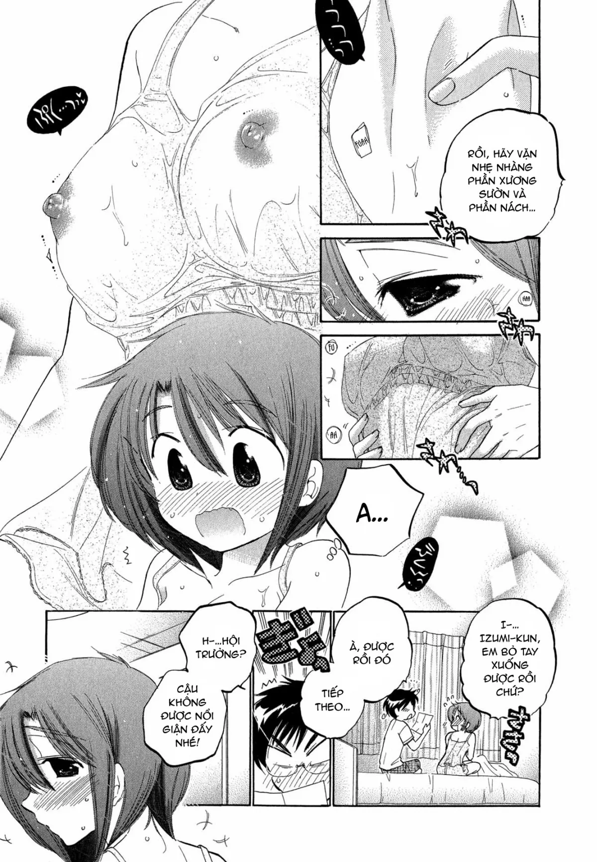 HentaiVN.net - Ảnh 15 - Vợ tôi là chủ tịch hội học sinh [Okusama wa Seito Kaichou; My Wife is Captain of Student Council] - Chap 4: Vợ tôi cảm thấy mệt mỏi