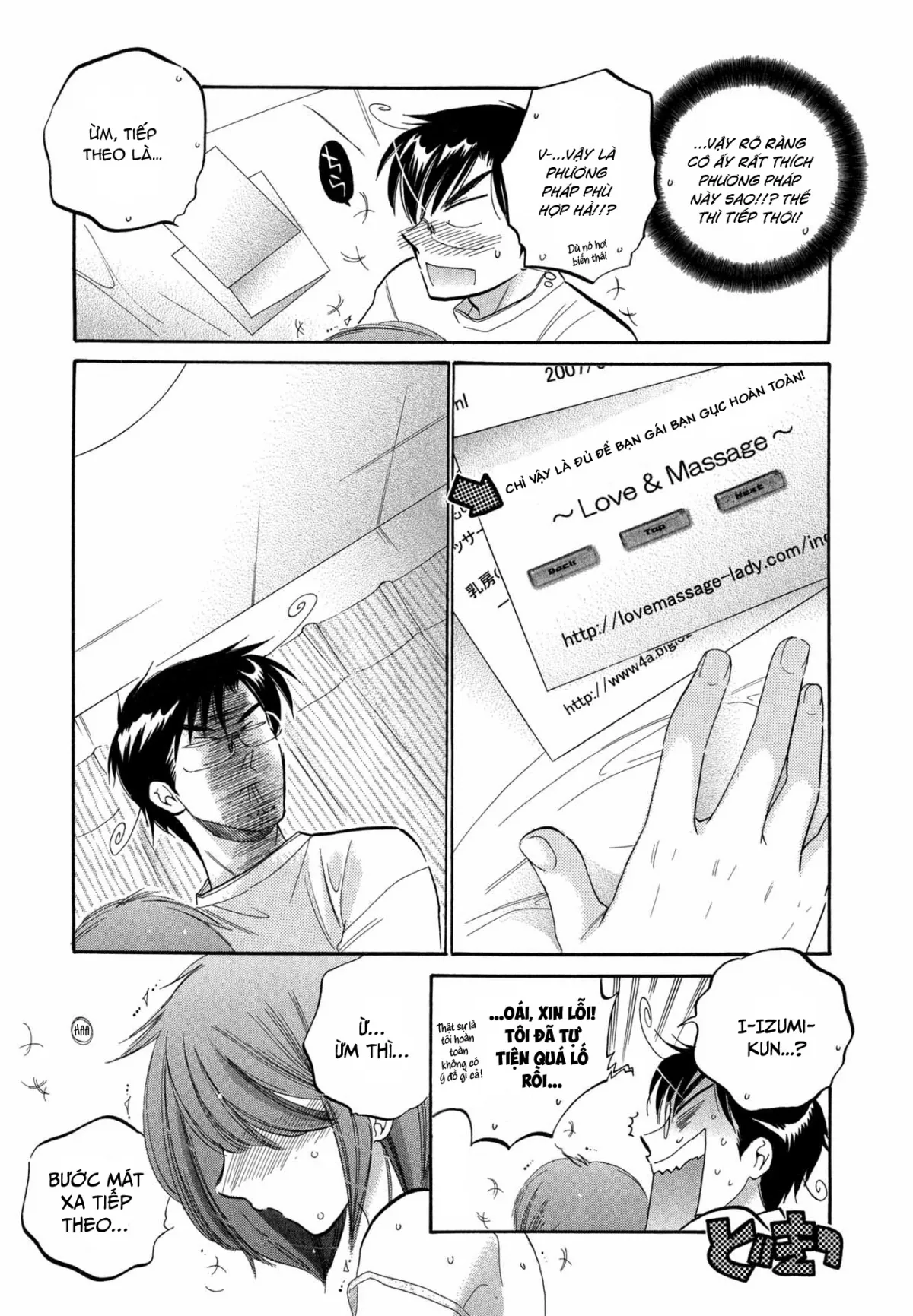 HentaiVN.net - Ảnh 19 - Vợ tôi là chủ tịch hội học sinh [Okusama wa Seito Kaichou; My Wife is Captain of Student Council] - Chap 4: Vợ tôi cảm thấy mệt mỏi